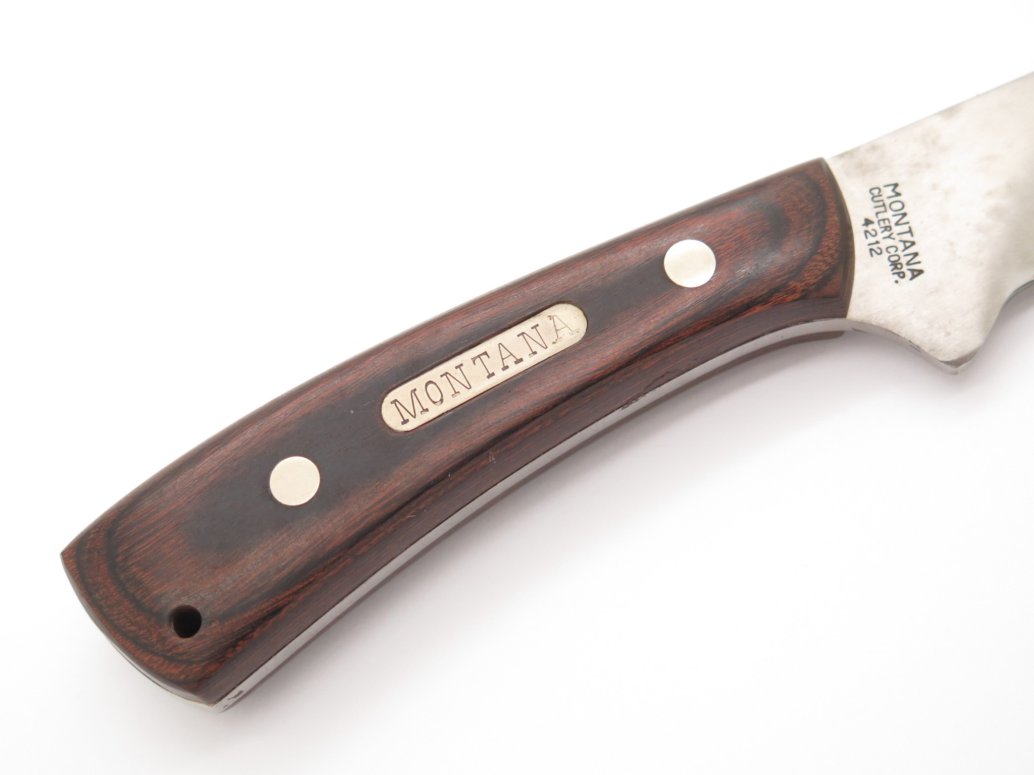 Vintage 1980s Montana Tak Fukuta Seki Japan Fixed Blade Skinner