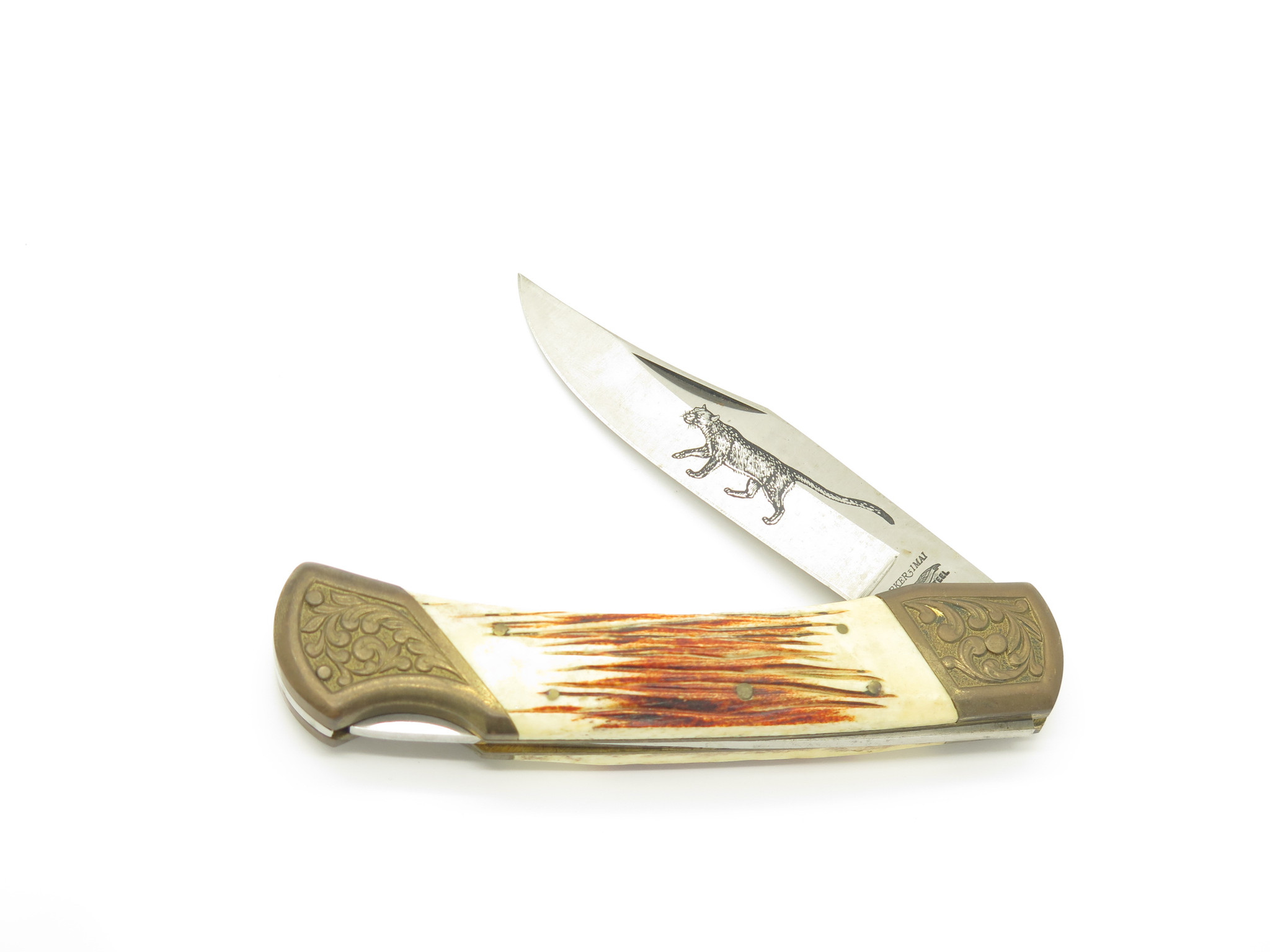Vintage 1980s Parker Imai Seki Japan K139-C Jigged Bone 5