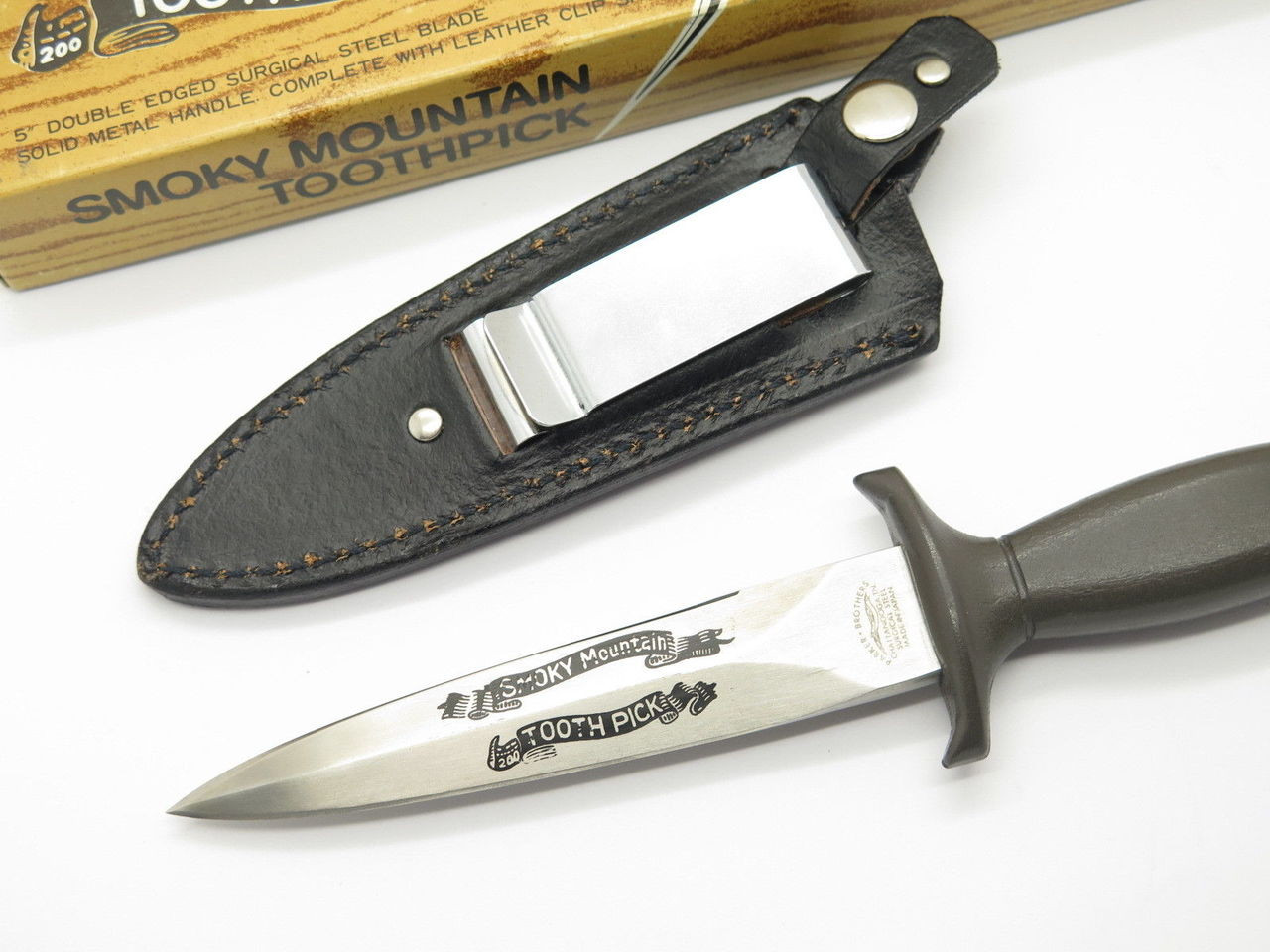 Vtg Parker Brothers Seki Japan Smoky Mountain Mark I Dagger Fixed