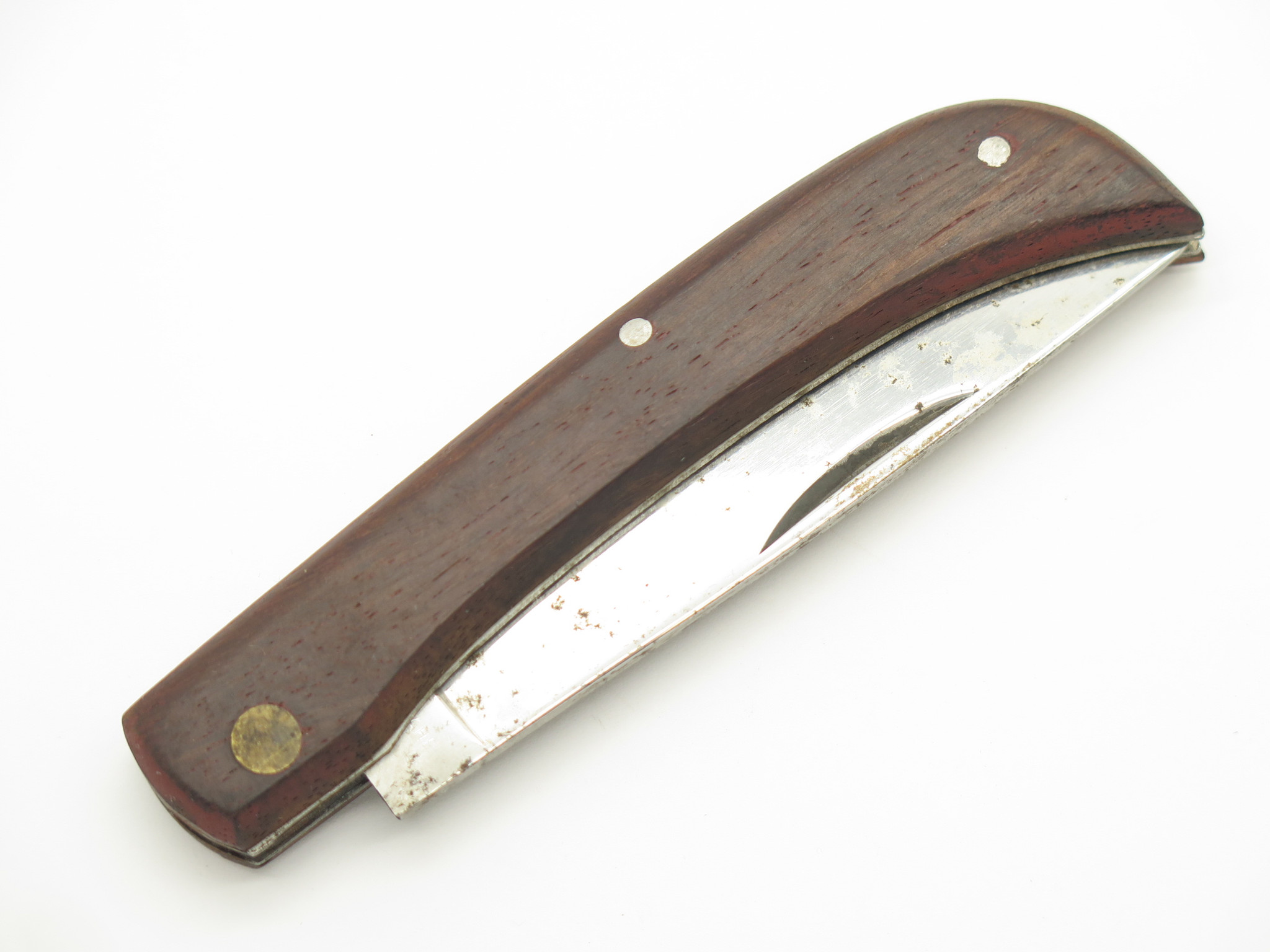 Boker Rosewood Folding Pocket Hunter Folding Knife 2-Blade C-75 Carbon