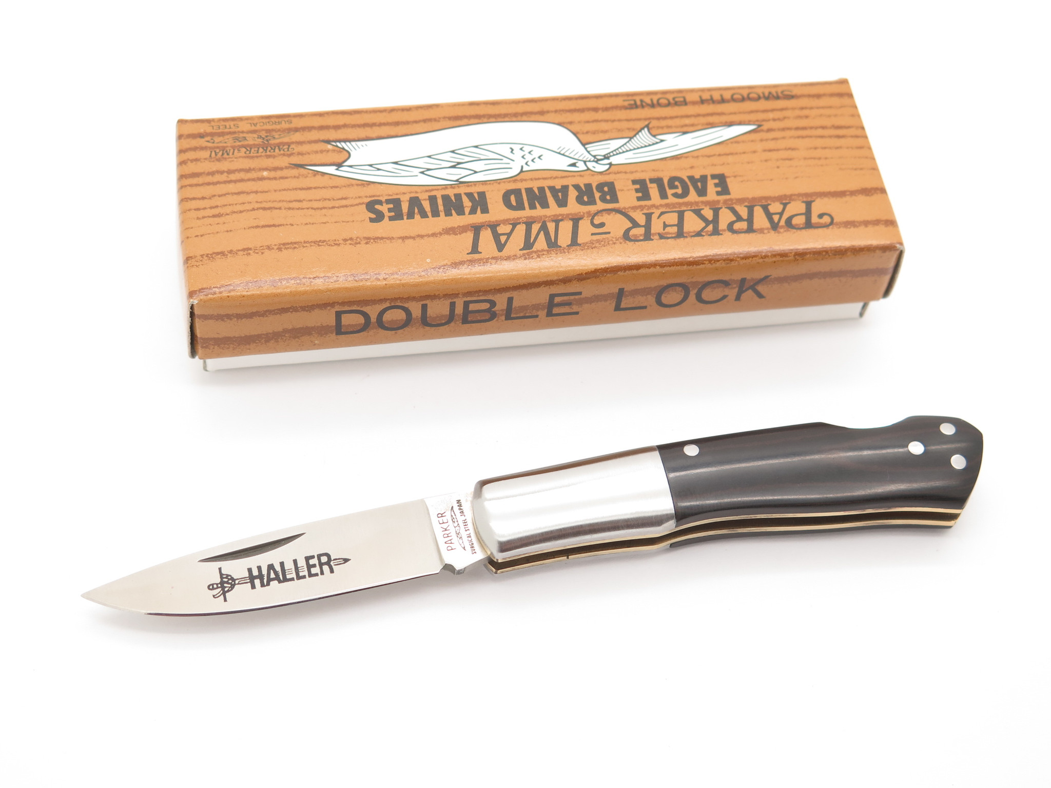 Vtg 1980s Parker Haller Seizo Imai Seki Japan Micarta Folding
