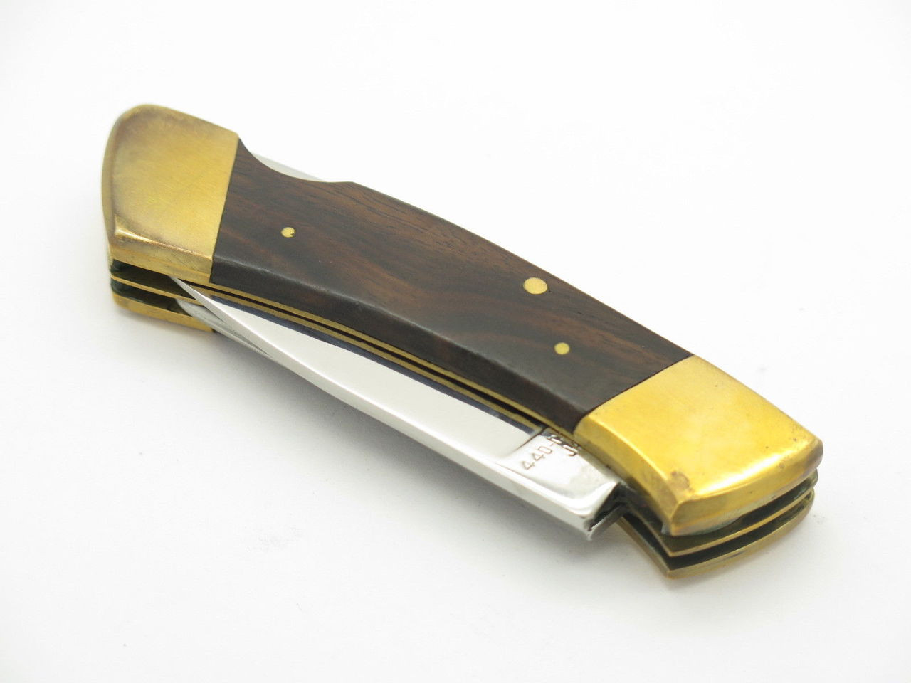 Vtg Explorer 11-330 Turkey Folding Hunter Seki Japan Lockback