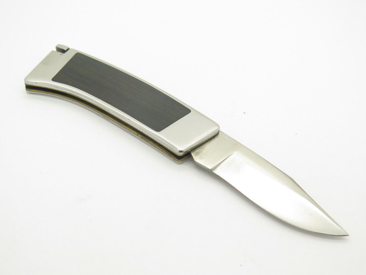 Vtg C I Silver Prince 1002 Seki Japan Gentleman Stainless Lockback