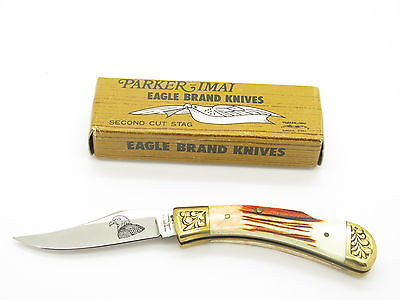 VINTAGE PARKER EAGLE BRAND K-542 SEKI JAPAN FOLDING POCKET KNIFE
