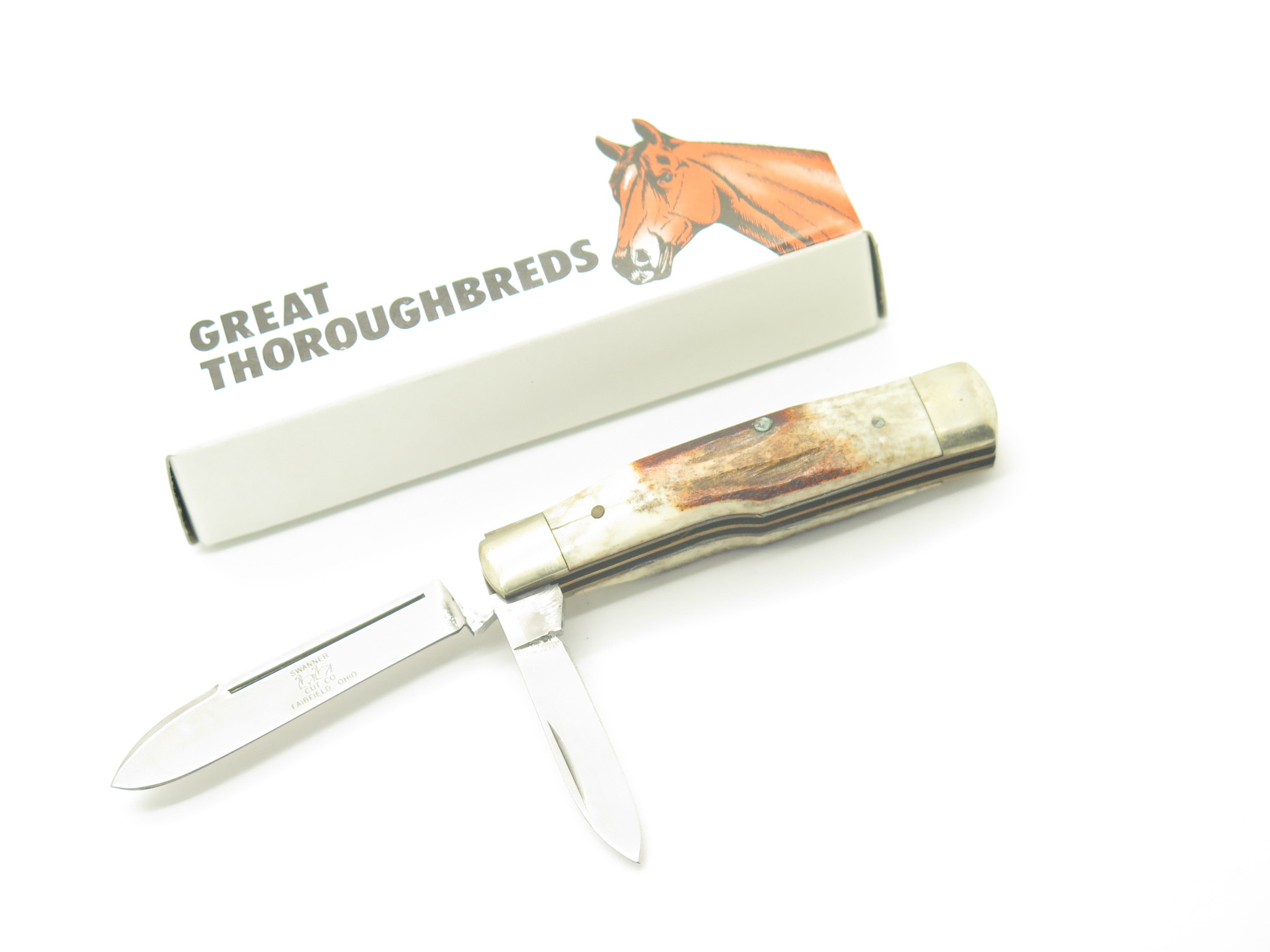 Vintage 1970s-80s Swanner Cut Co. Imai Seki Japan Stag 3