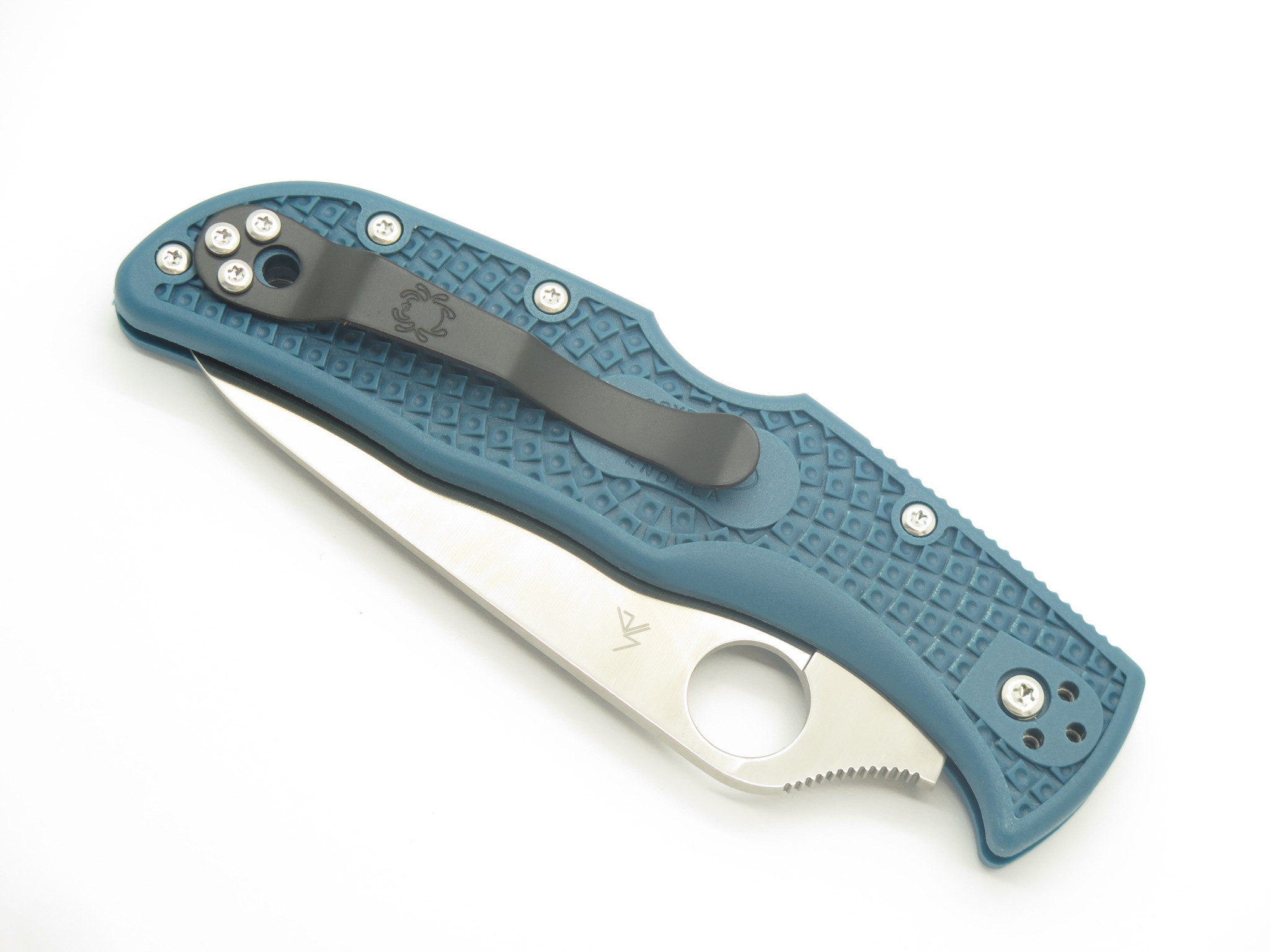 Spyderco Endela Seki City Japan Blue FRN K390 Folding Lockback
