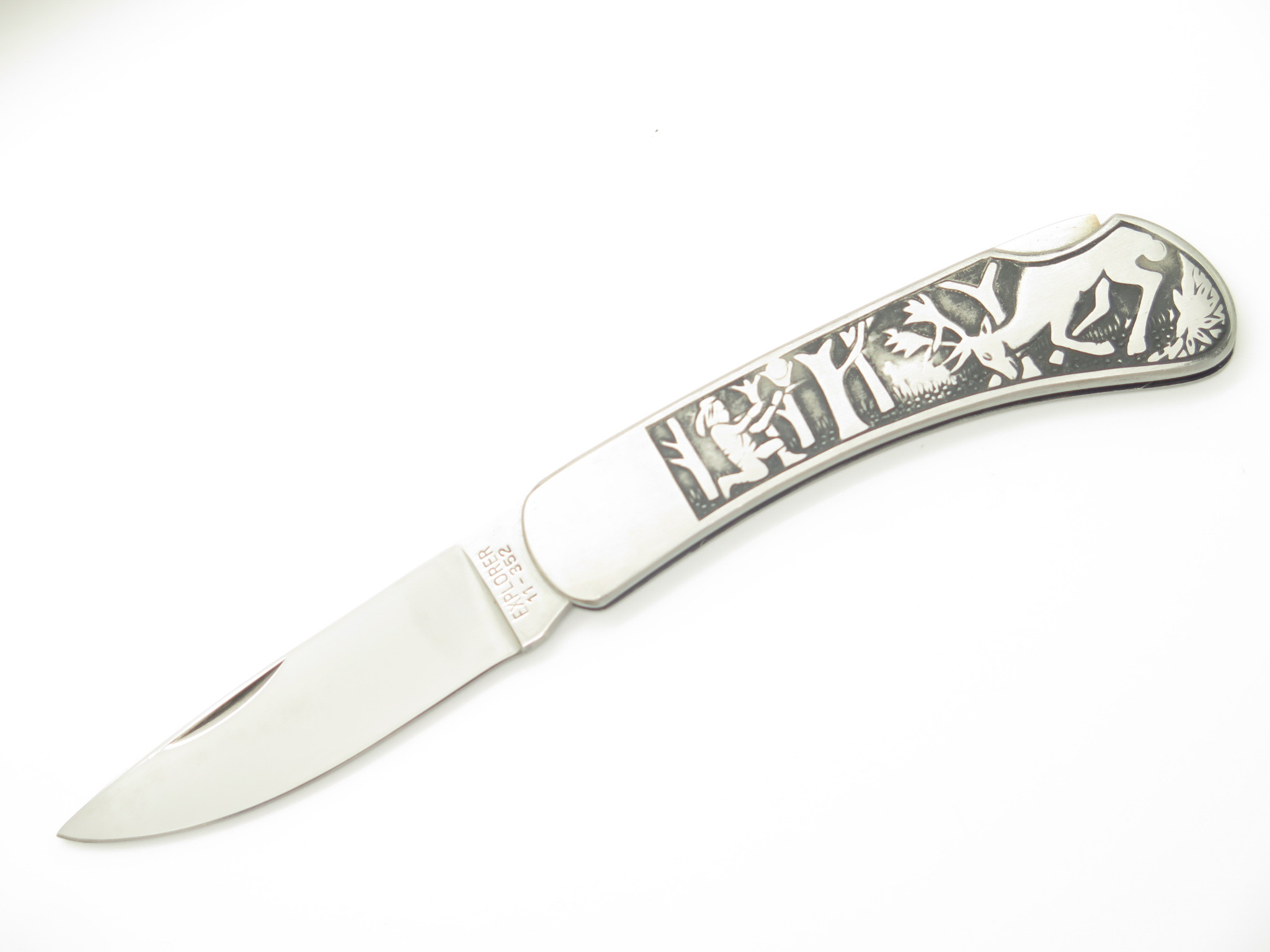 Vtg 80s Explorer 11-352 Imai Seki Japan Animal Scene 4