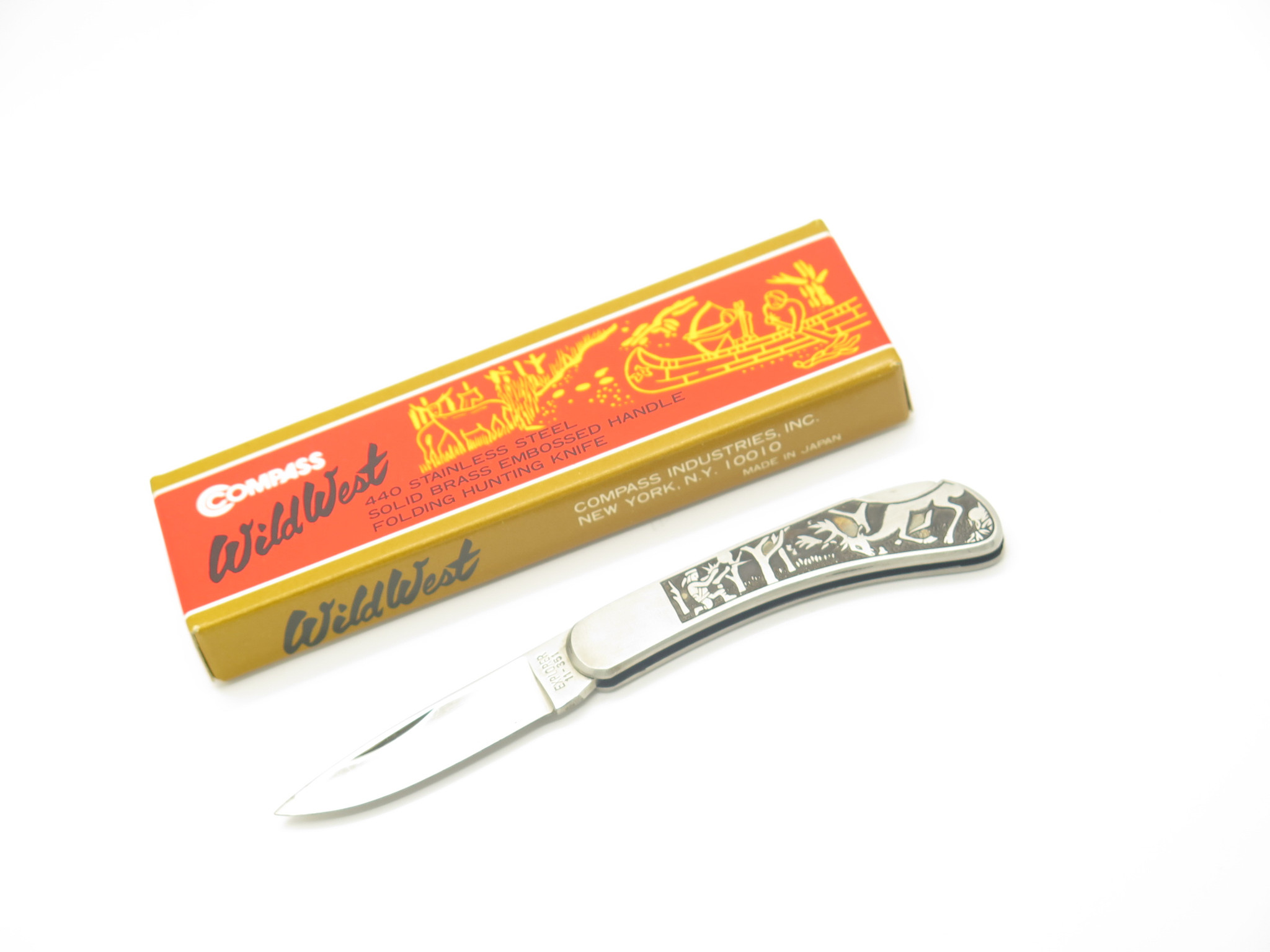 vintage an・an no.8 Vtg 80s Explorer 11-351 Imai Seki Japan Animal Scene Stainless 3