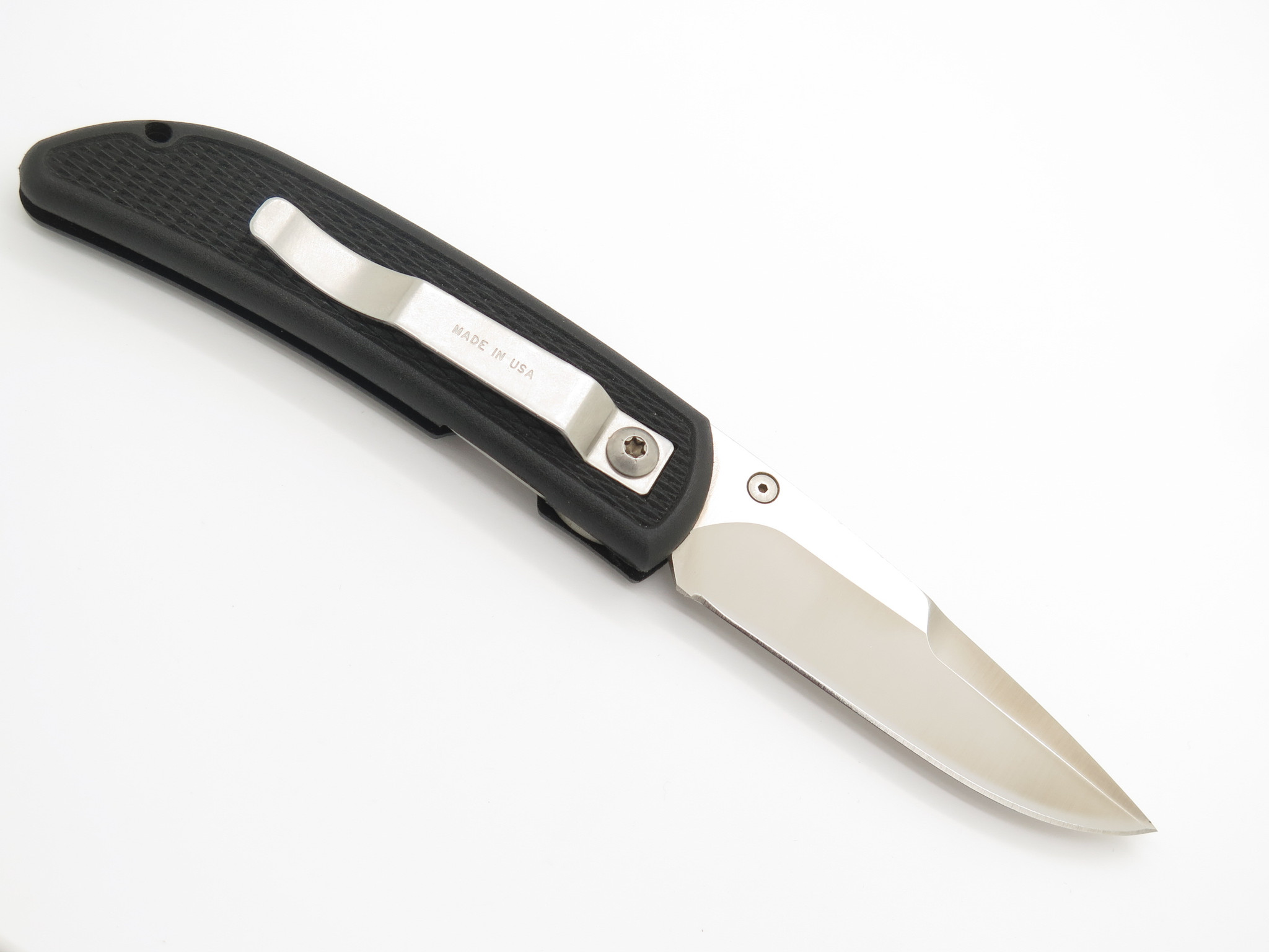 Vintage Benchmade 405 Panther Black Handle ATS-34 Folding Pocket