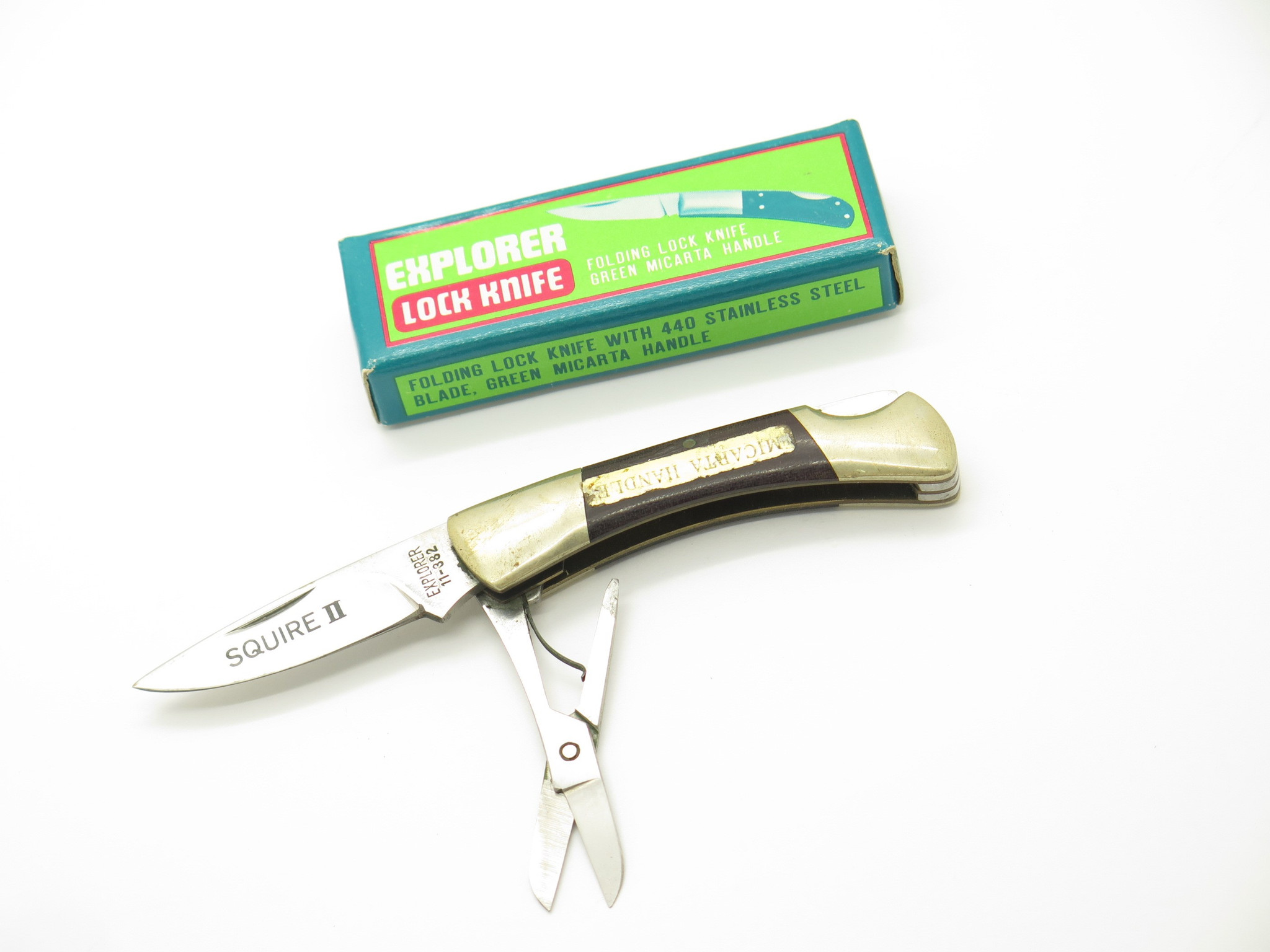 Vintage 1980s 11-382 Explorer Seizo Imai Seki Japan Micarta 2.75