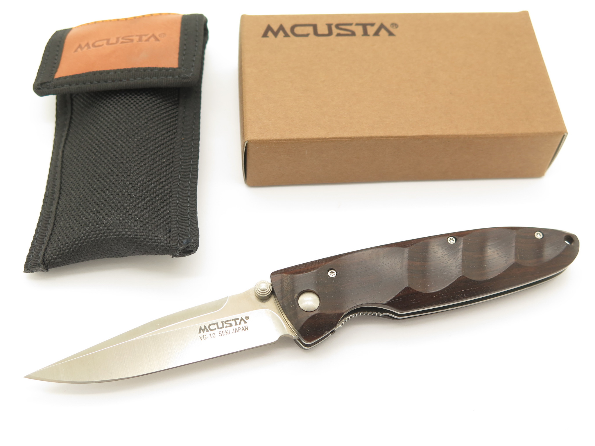 Mcusta Seki Japan Basic MC-0023 Ebony & VG-10 Linerlock Folding