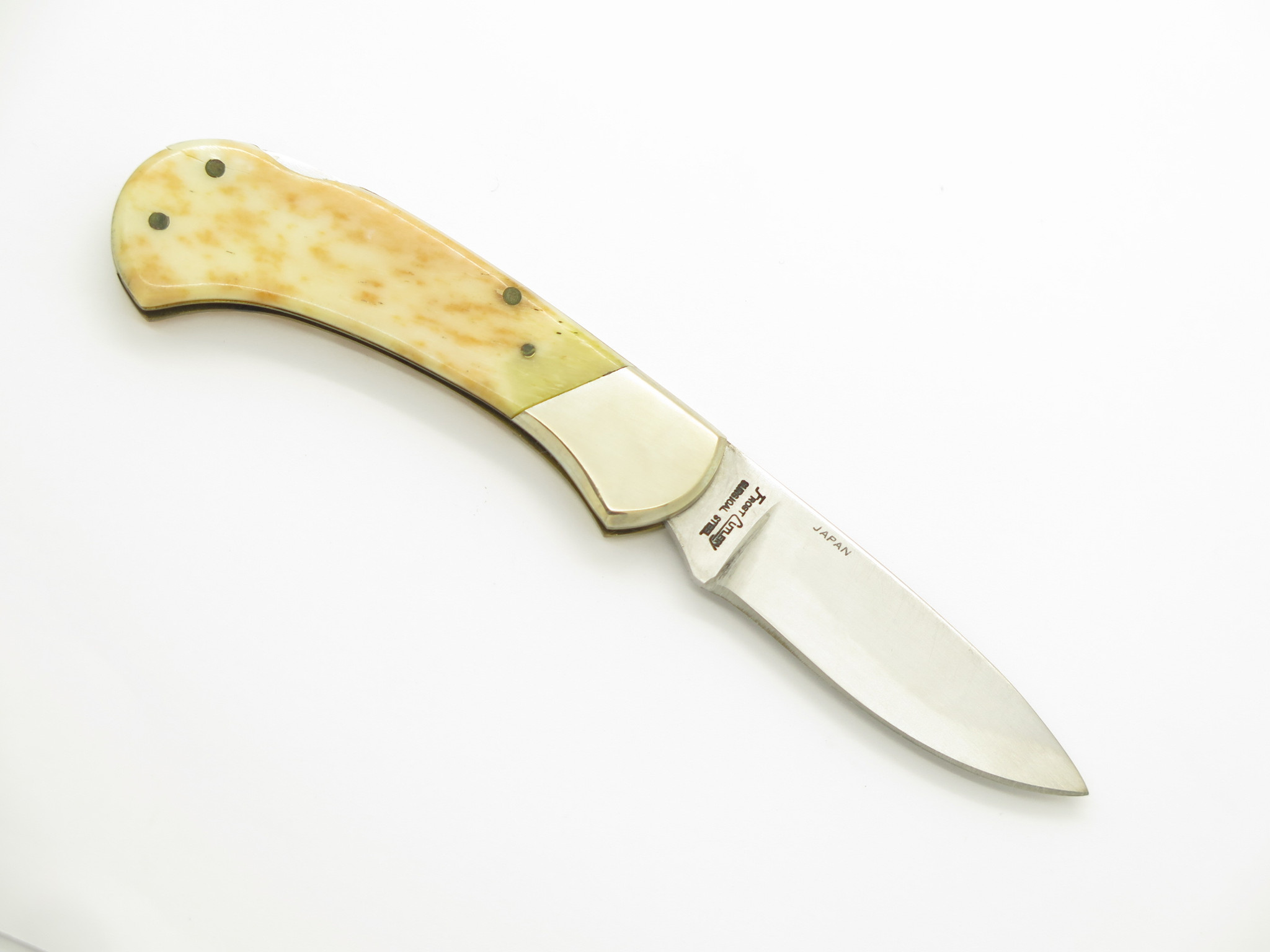 Vintage 1980s Frost Cutlery Seizo Imai Seki Japan Dog Lockback