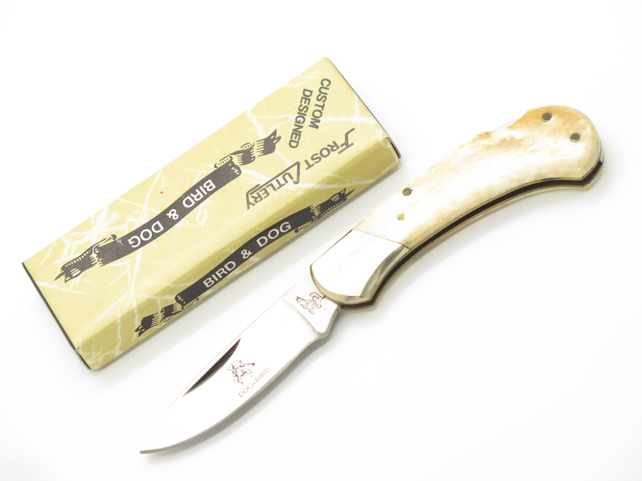 1980s Vintage Frost Cutlery Dog Seizo Imai Seki Japan Bone 2.87