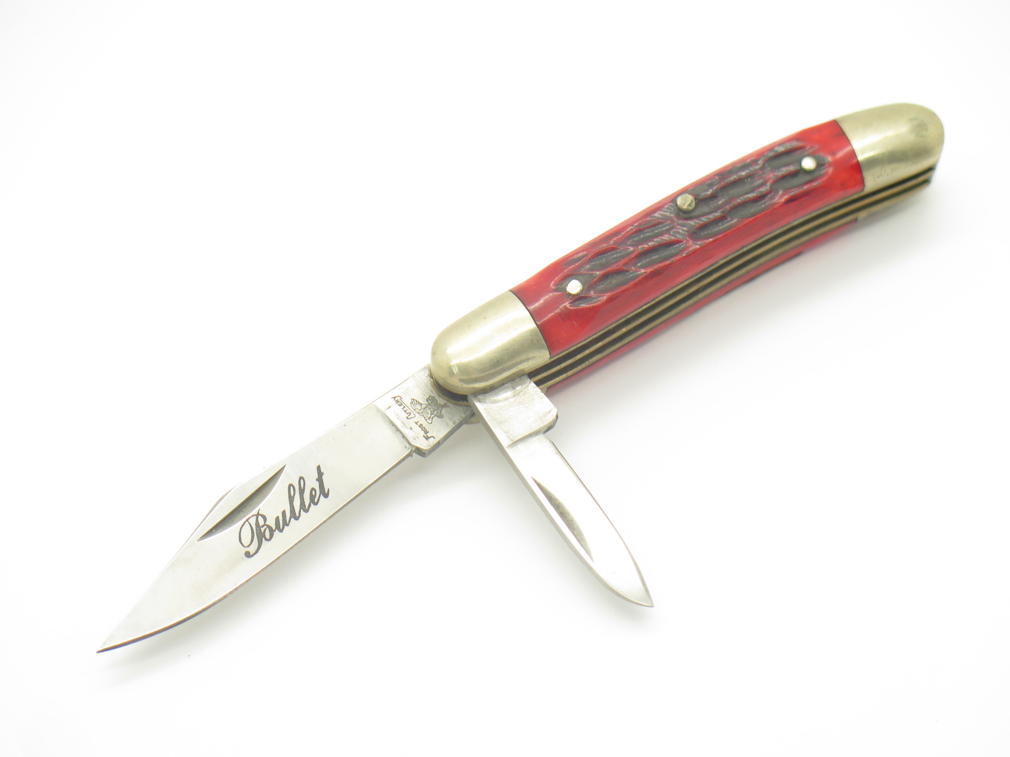 Vintage 80s Frost Cutlery Seizo Imai Seki Japan Red Bone 2.75