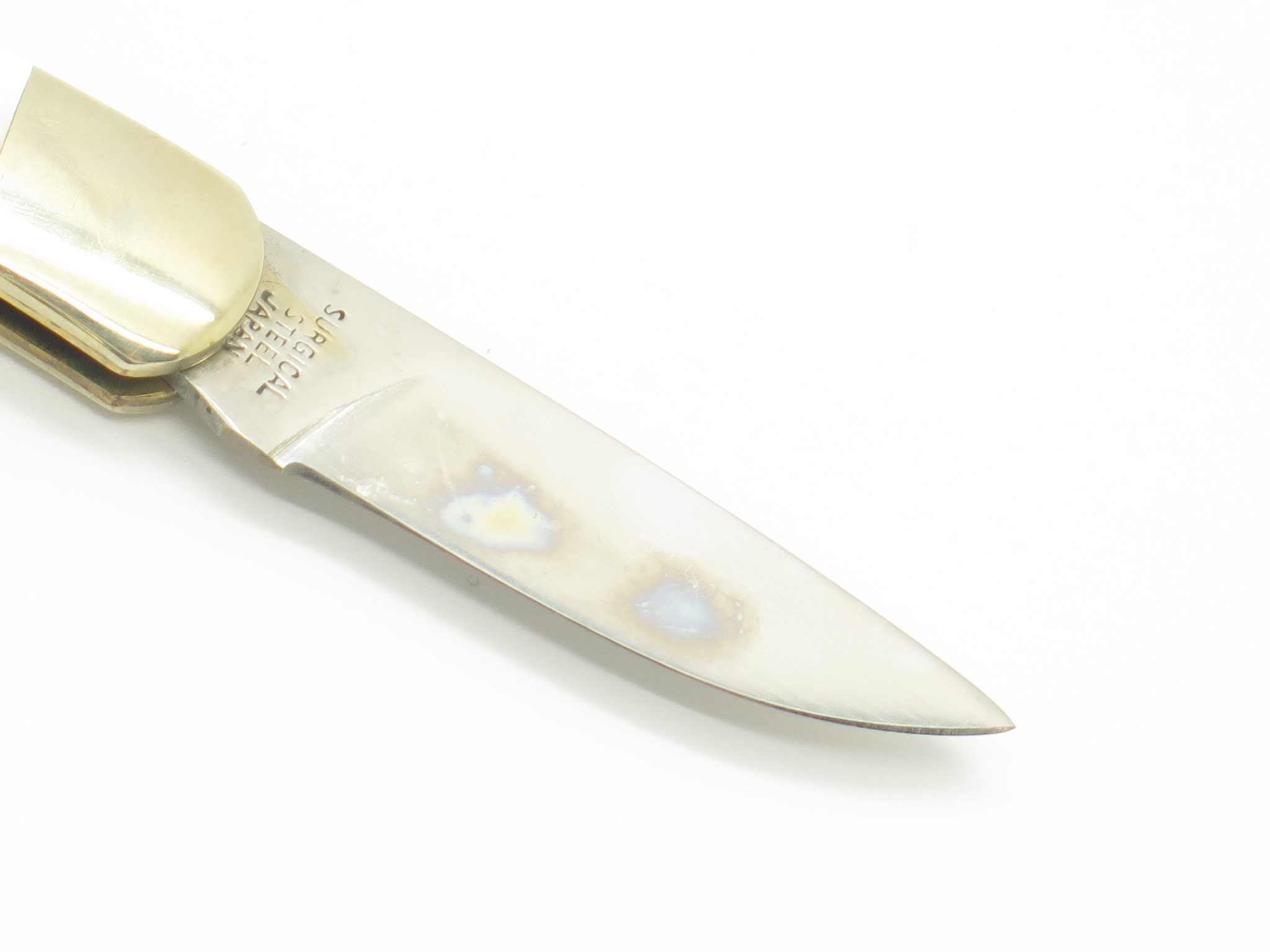 Vtg '80s Frost Seizo Imai Seki Japan White Pearl MOP Daniel Boone