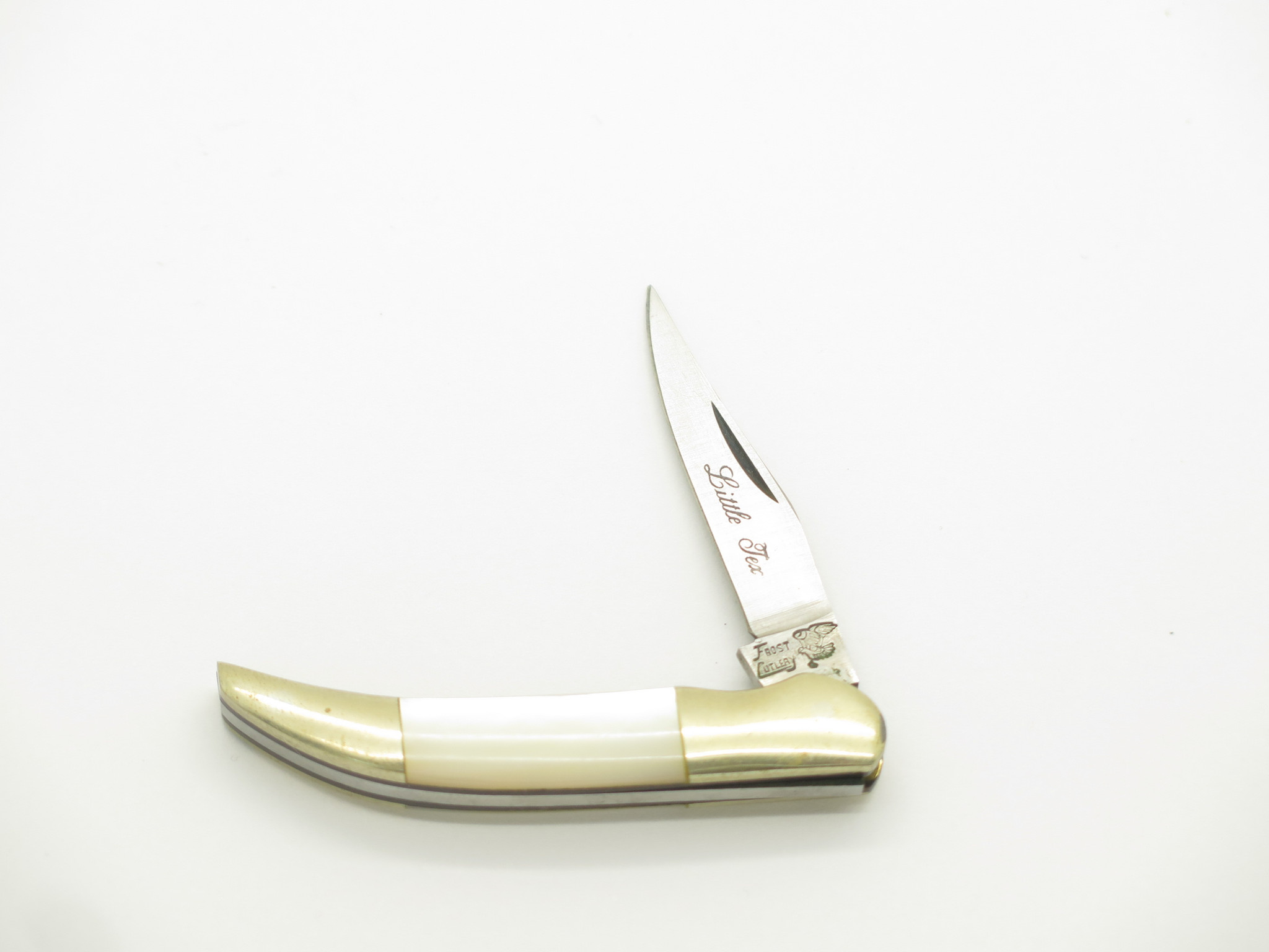 Vintage 1980s Frost Cutlery Seizo Imai Seki Japan MOP Pearl 2.25
