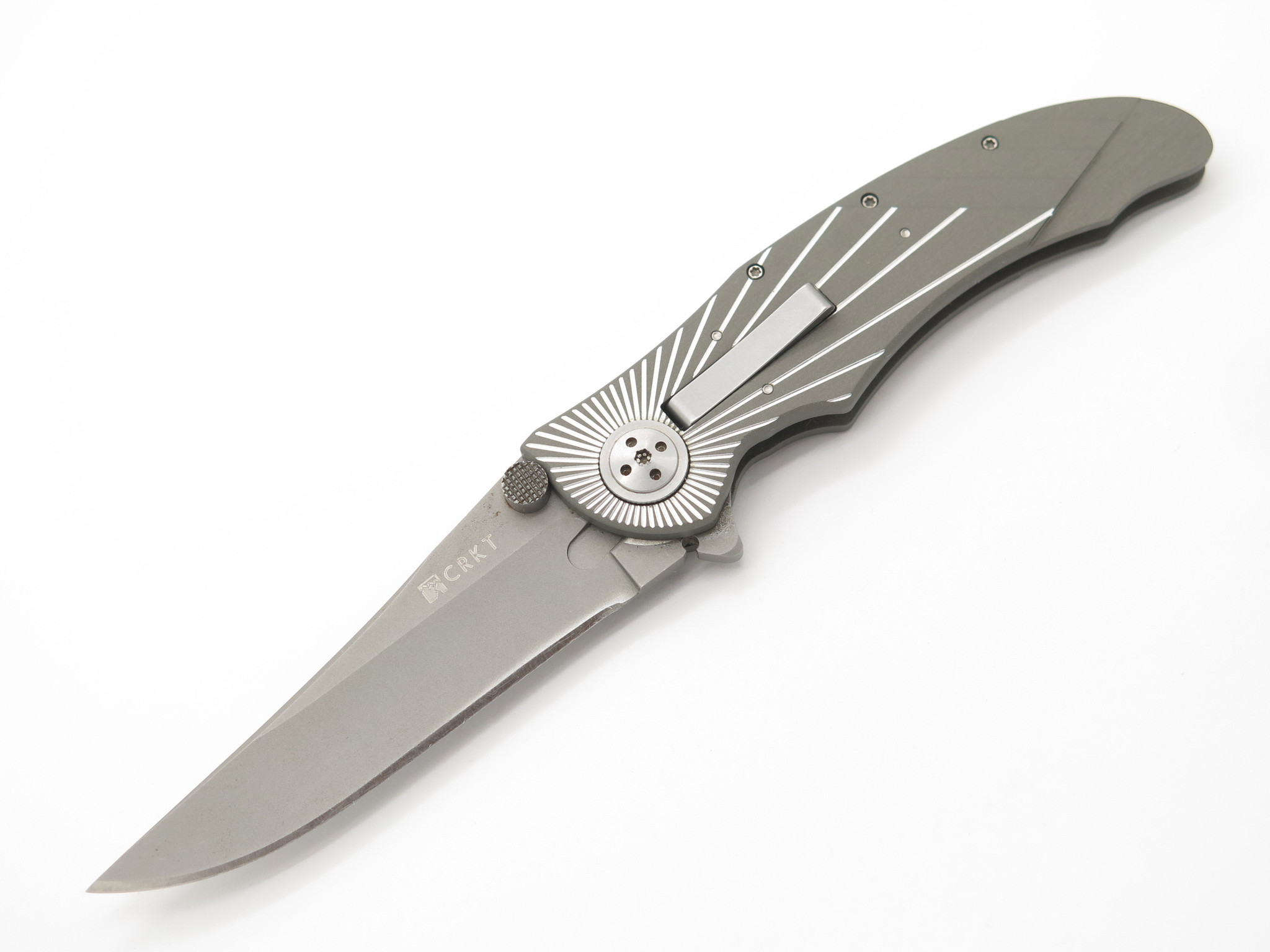 Vintage CRKT 7343 Elishewitz E-Lock Starlight AUS-8 Folding Pocket