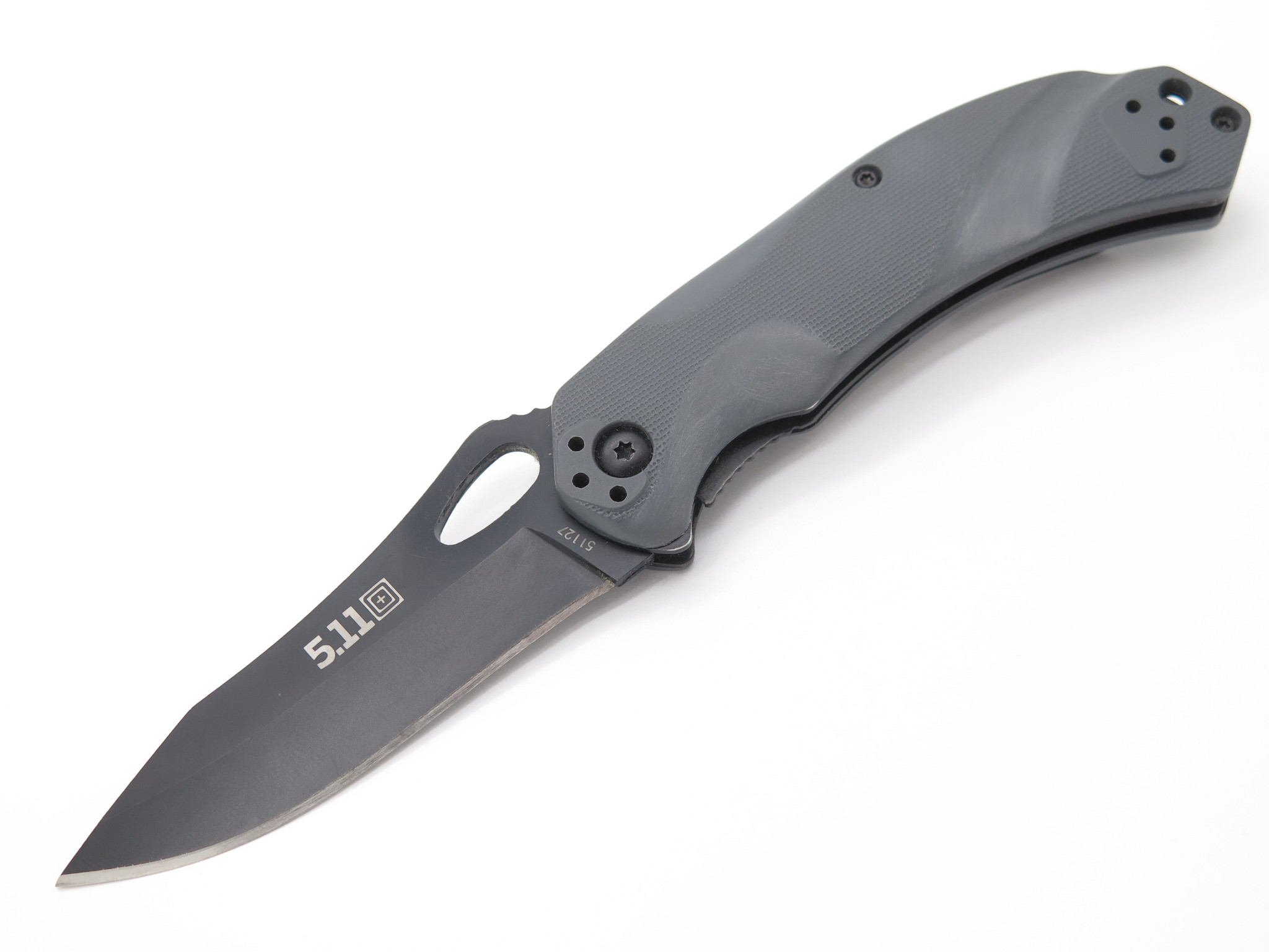 5.11 Tactical 1214 Alpha 51127 Liner Lock Plain Edge Blade Folding
