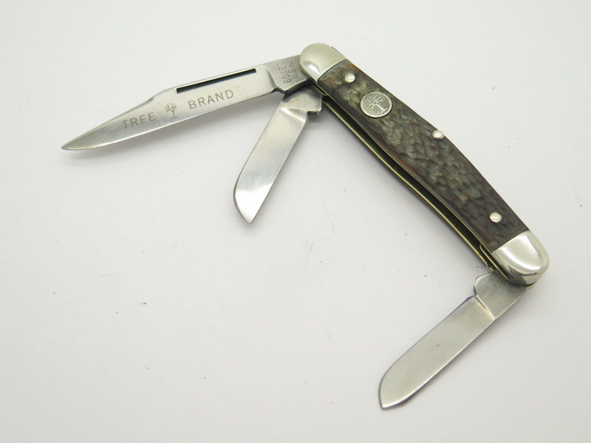 Vtg 1970s Boker USA Tree Brand 8588 3 Blade Stockman Folding Pocket Knife -  ePrague, LLC