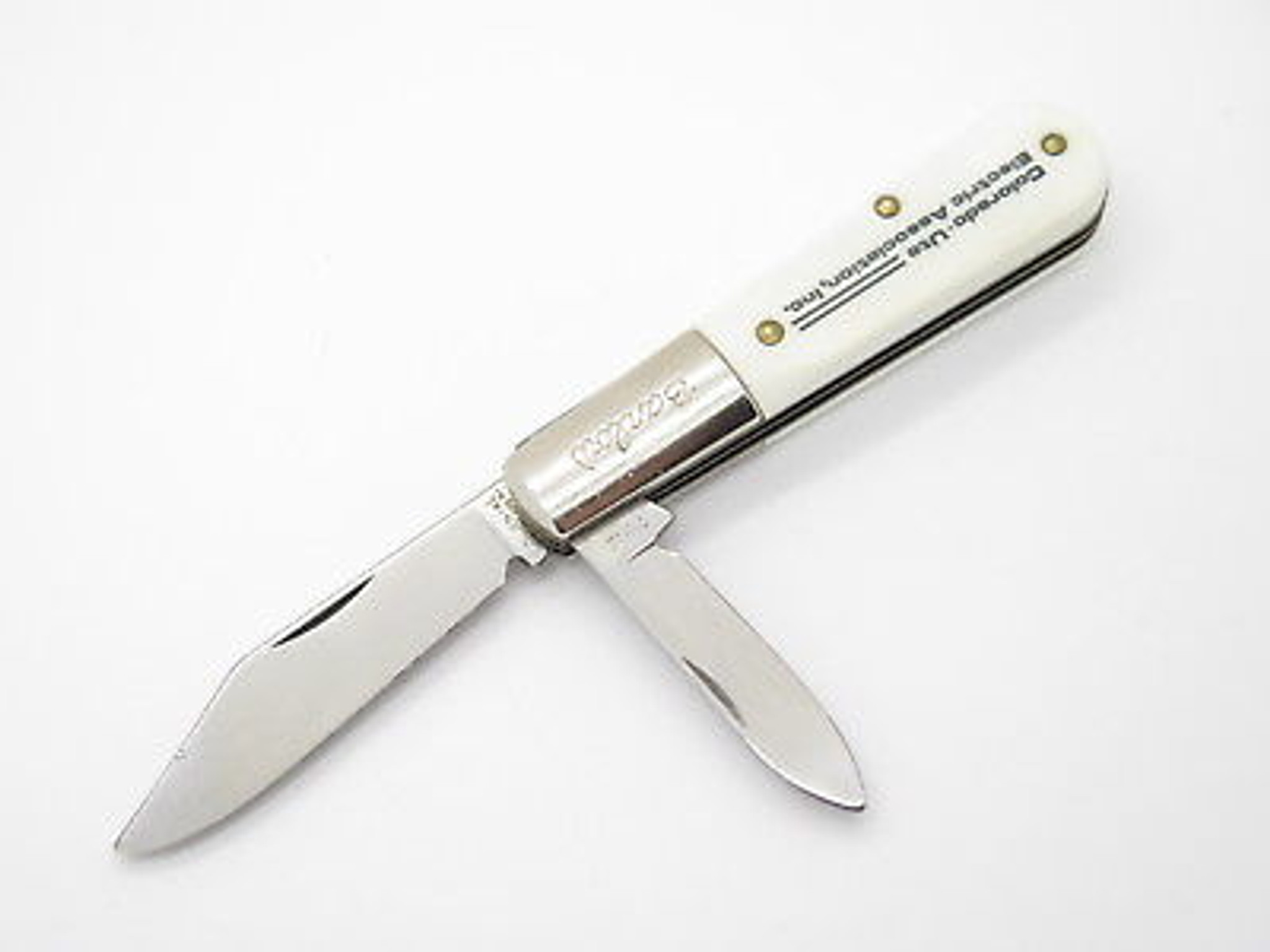 Vtg Colonial Prov Usa Colorado Ute Barlow Jack Folding Pocket Knife Nm Eprague Llc