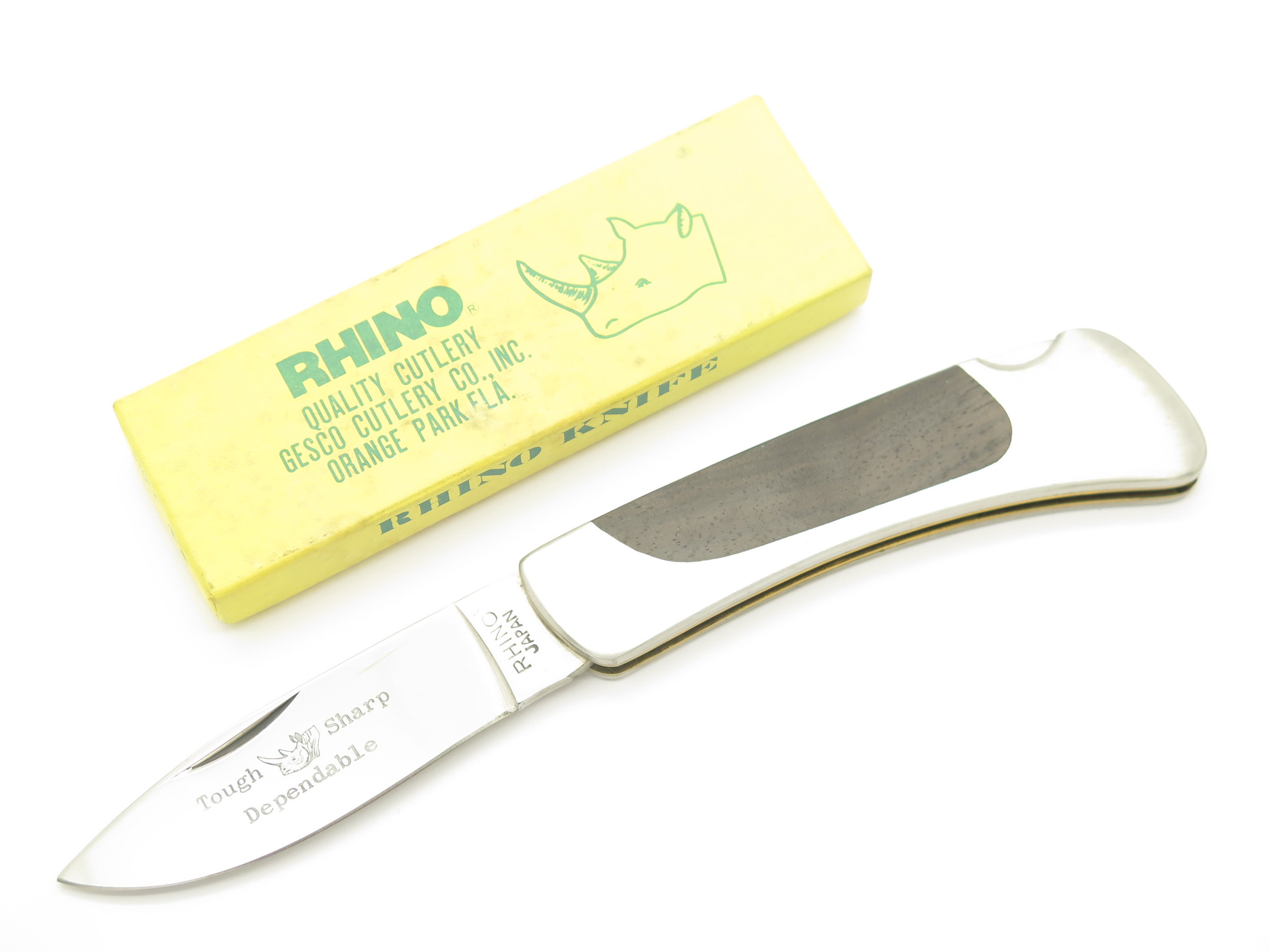 Vintage 70s Rhino Gesco Seizo Imai Seki Japan Lockback Steel 4.5
