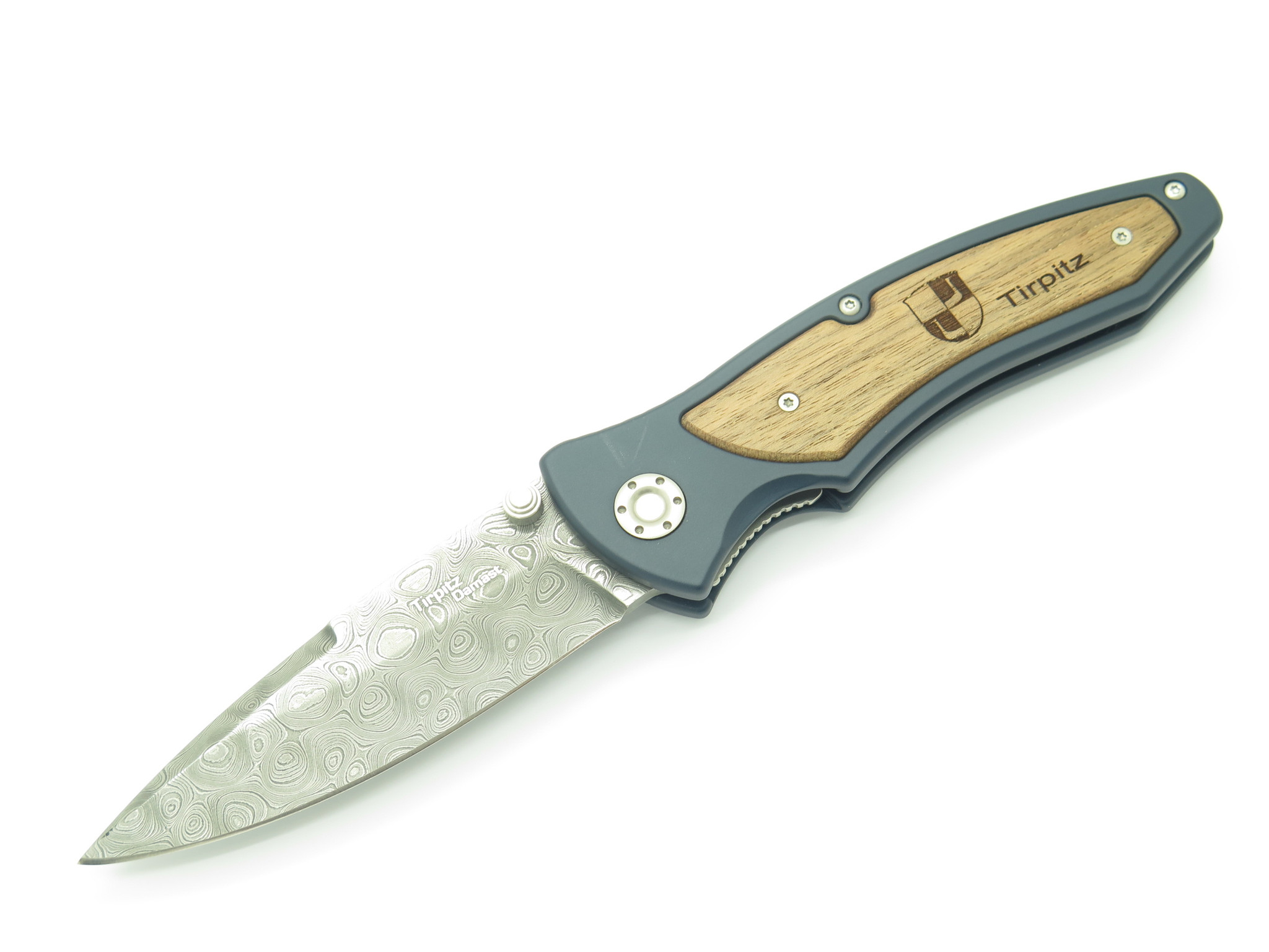 Boker Tirpitz-Damast Germany Limited Damascus Walnut 4