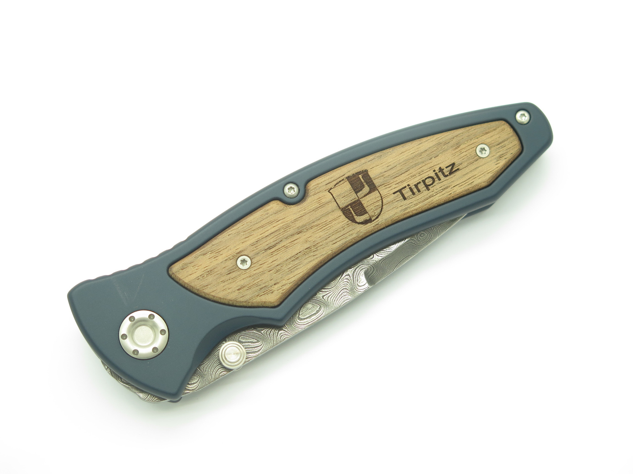 Boker Tirpitz-Damast Germany Limited Damascus Walnut 4
