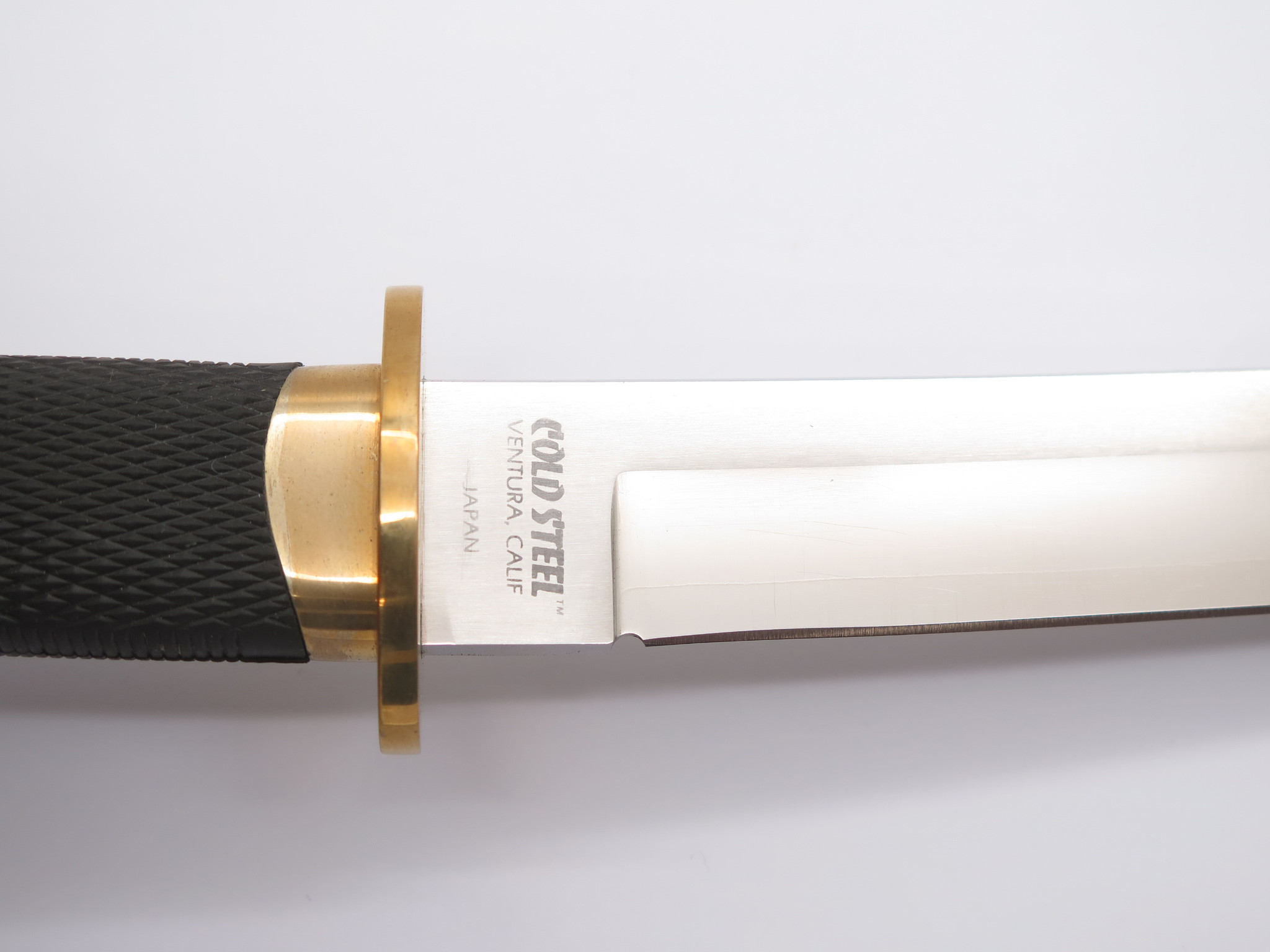 Vtg '80s Cold Steel Emperor Hattori Seki Japan San Mai Fixed