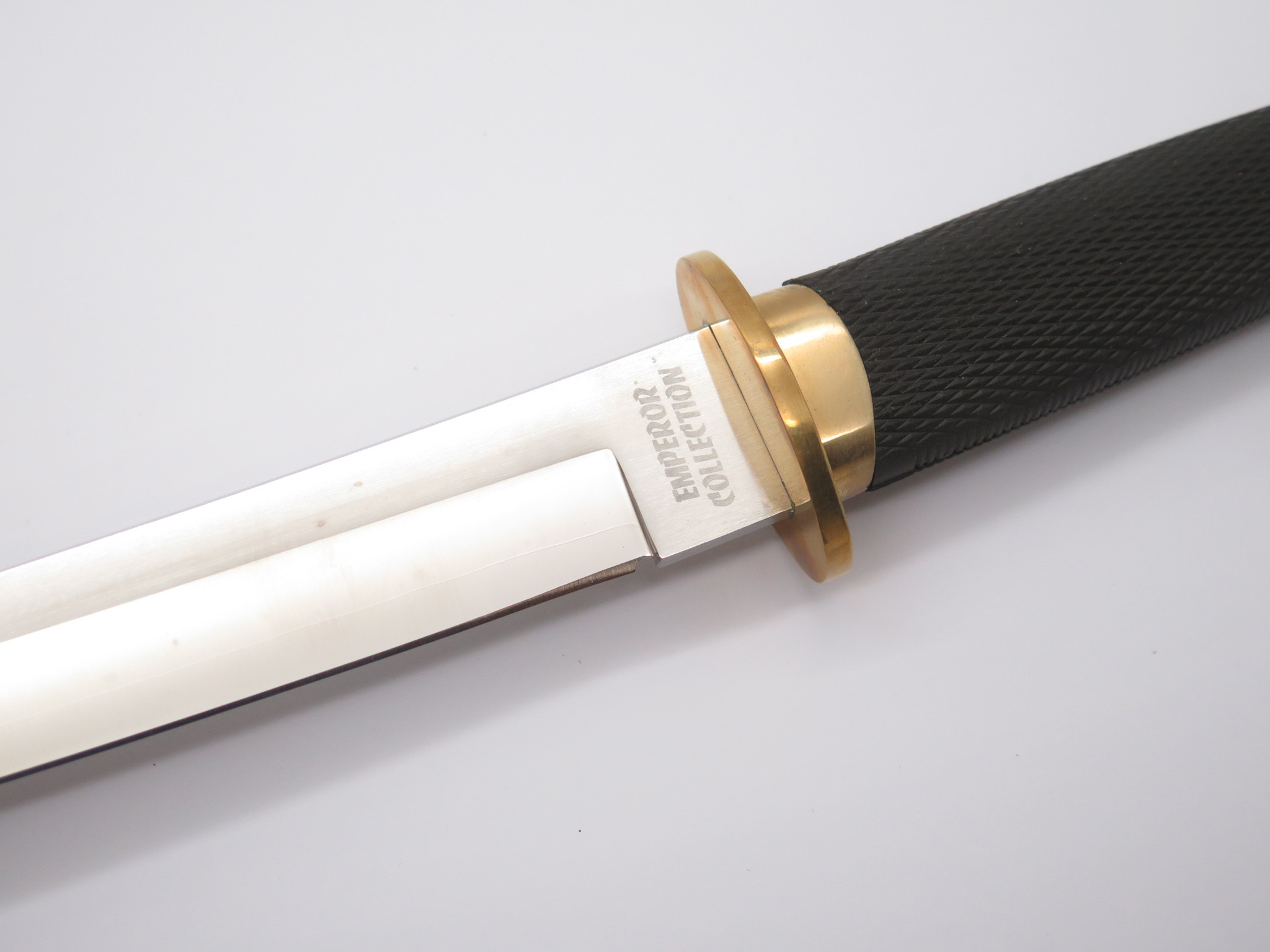 Vtg '80s Cold Steel Emperor Hattori Seki Japan San Mai Fixed