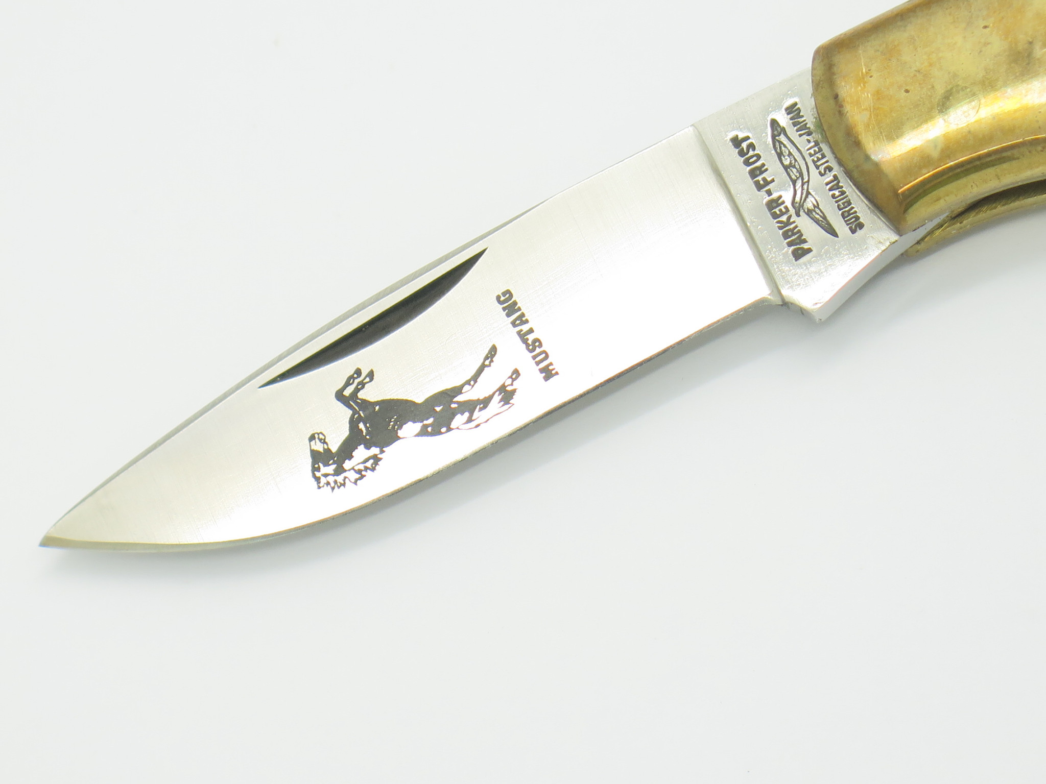 Vtg 1976-78 Parker Frost Imai Seki Japan Mustang Lockback Folding