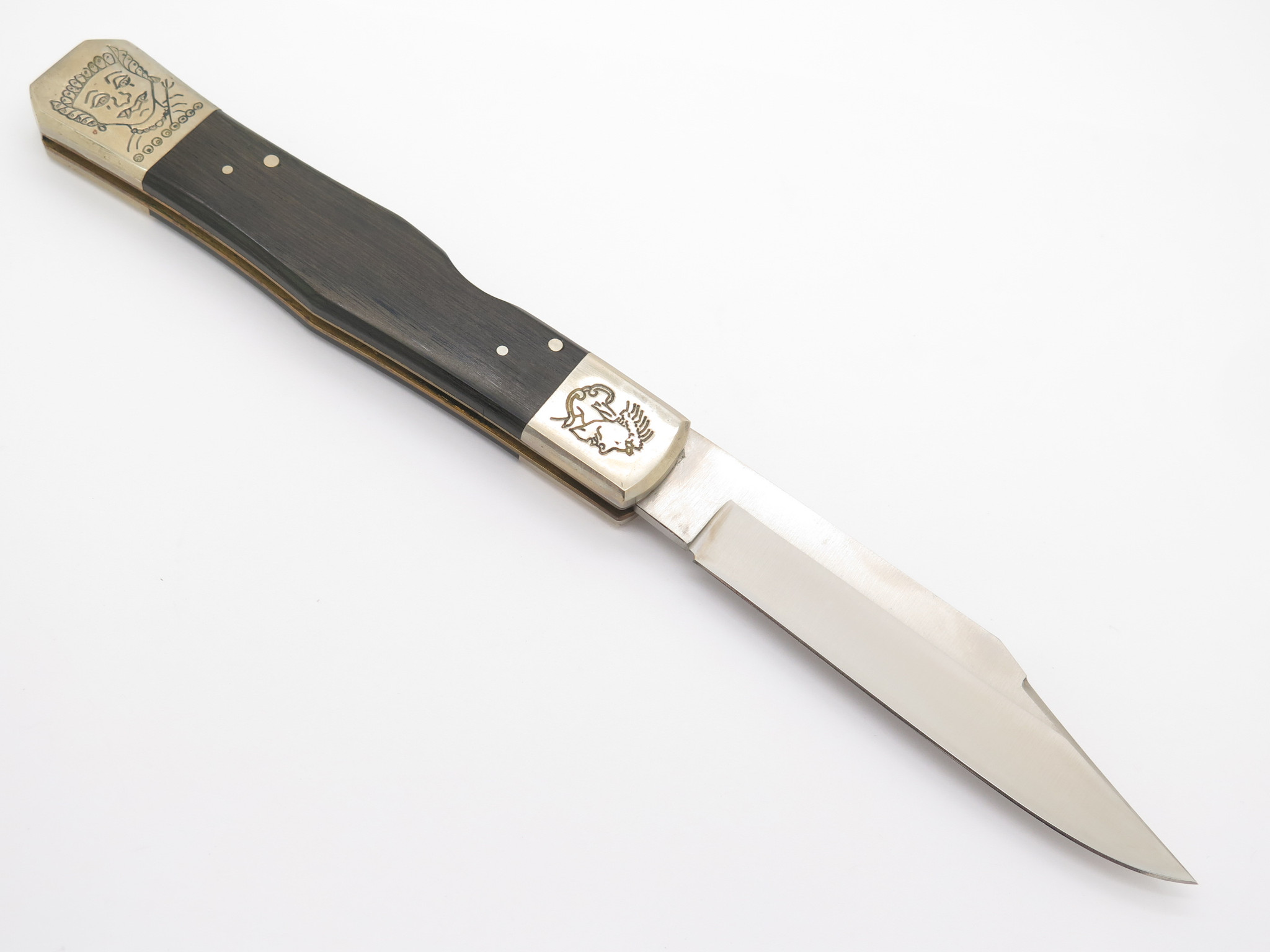 Vtg 1980s (Fury) Tak Fukuta Seki Japan Decorative Folding Hunter