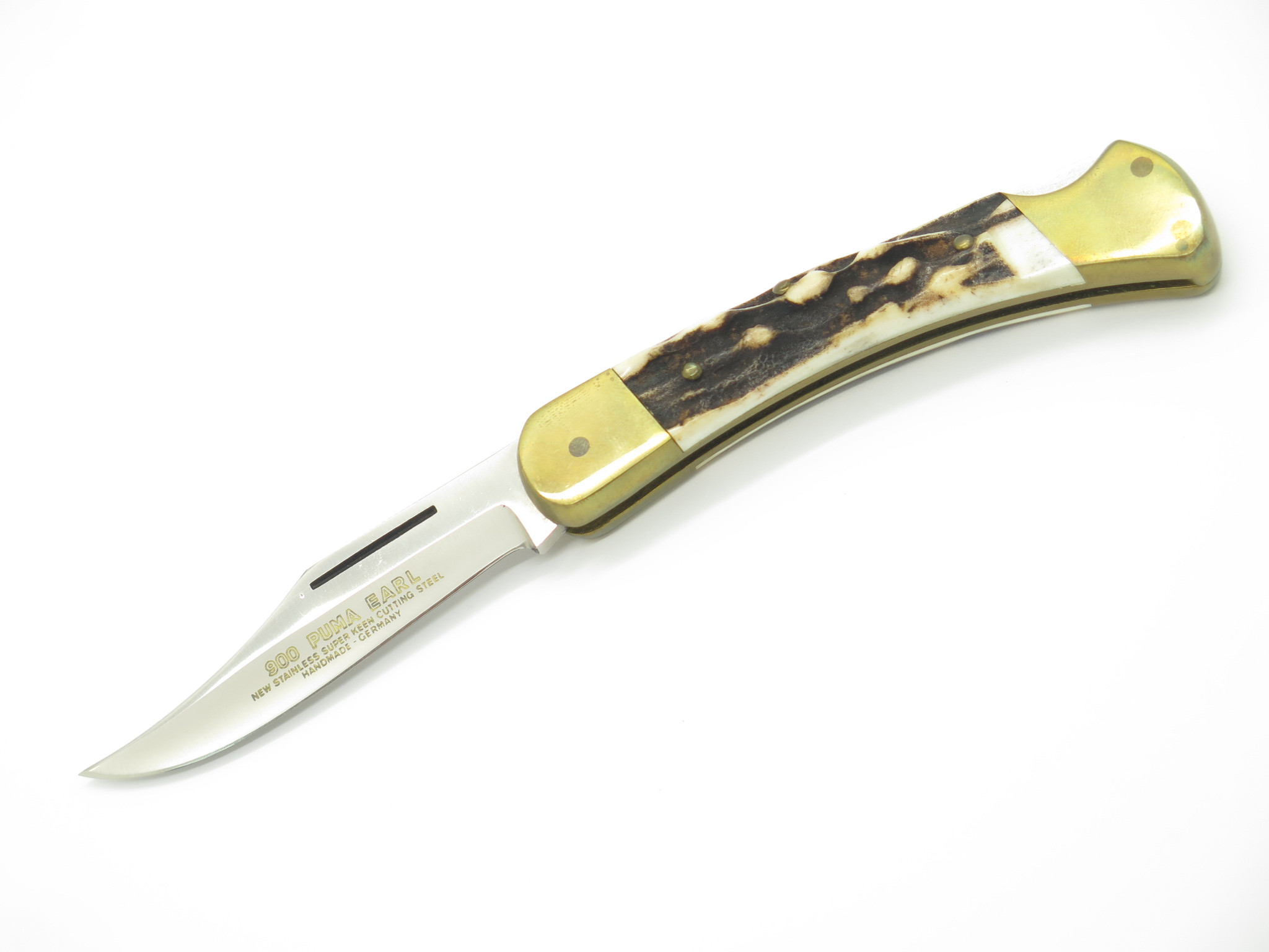  Puma Earl Stag German Made Folding Hunting Knife