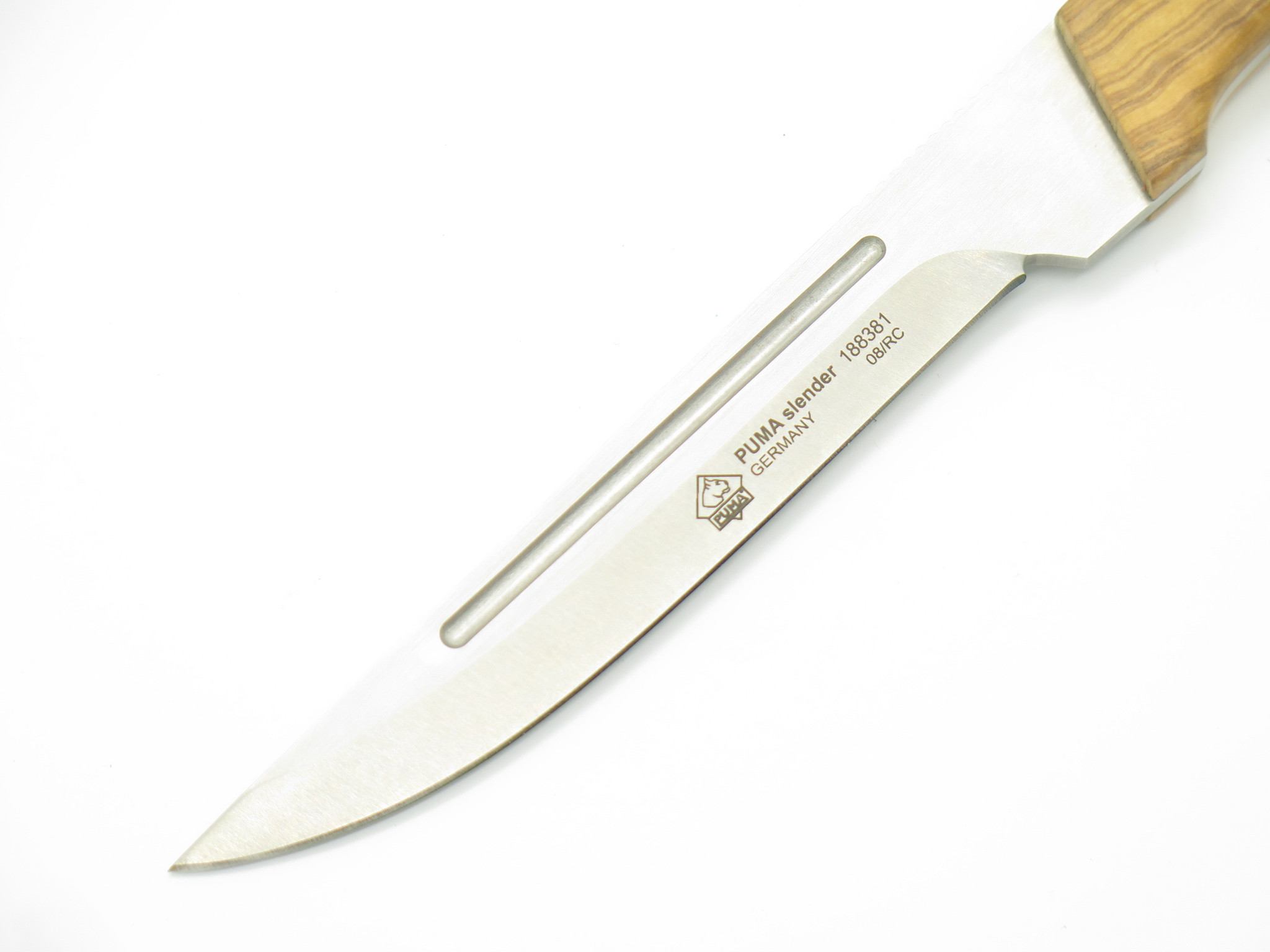 Vintage Puma Slender 188381 Germany Wood Handle 9.12