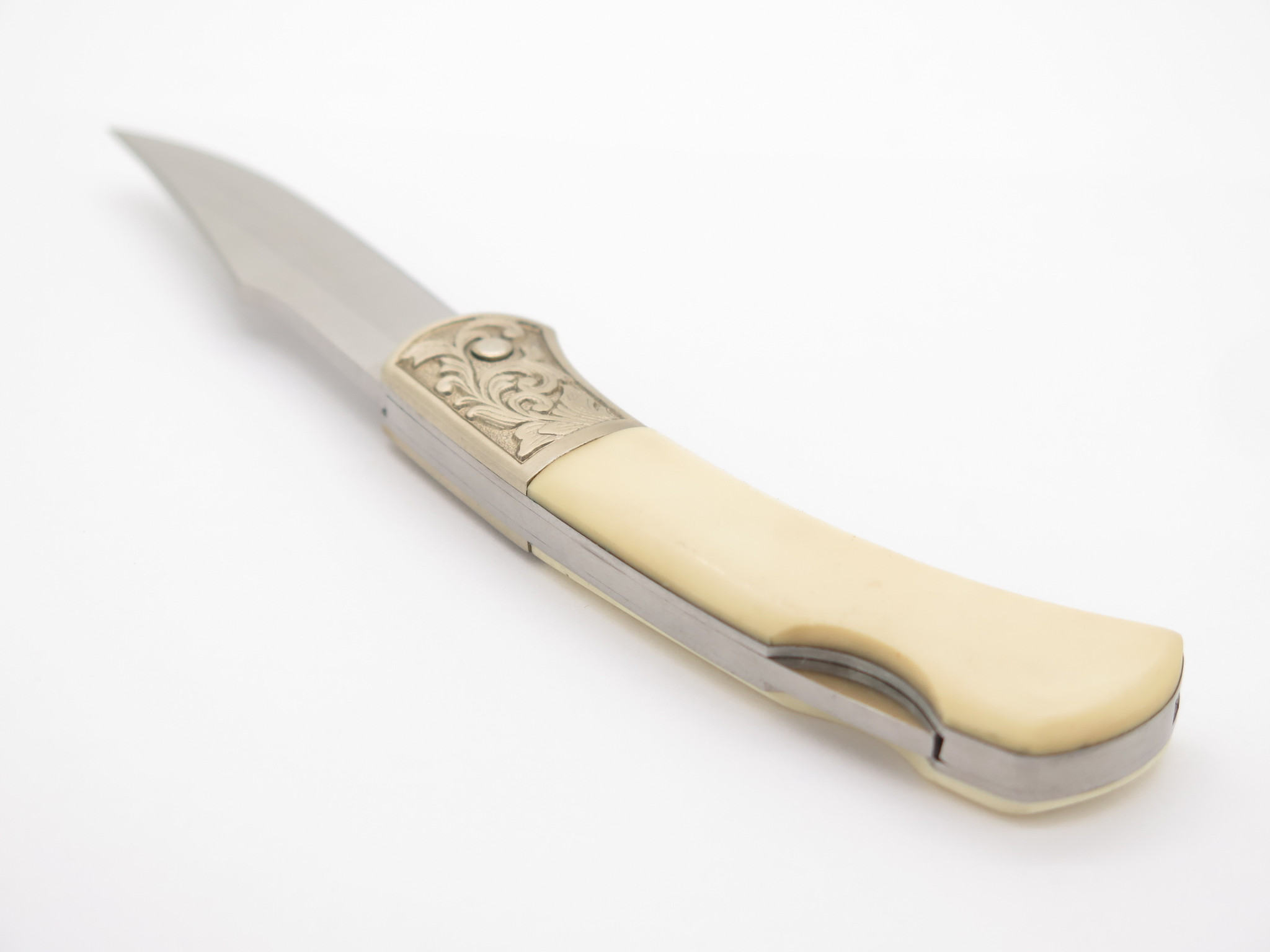 Vtg Explorer G Sakai Seki Japan Wolf Scrimshaw 3.1 Folding Vtg Explorer G Sakai Seki Japan Wolf Scrimshaw 3.1 Folding