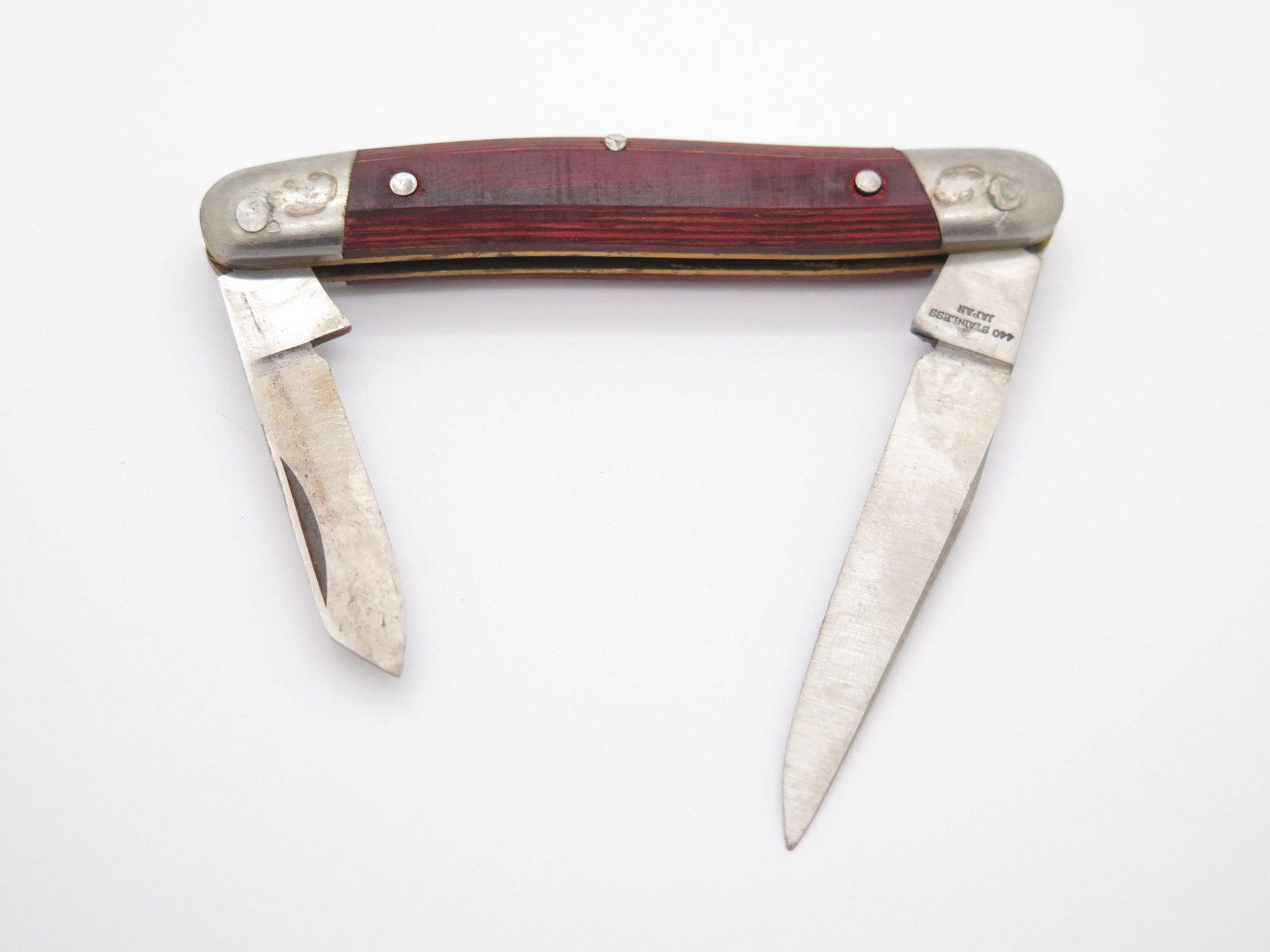 Vtg '80s BST Nakamura Seki Japan 2 Blade Folding Pocket Knife
