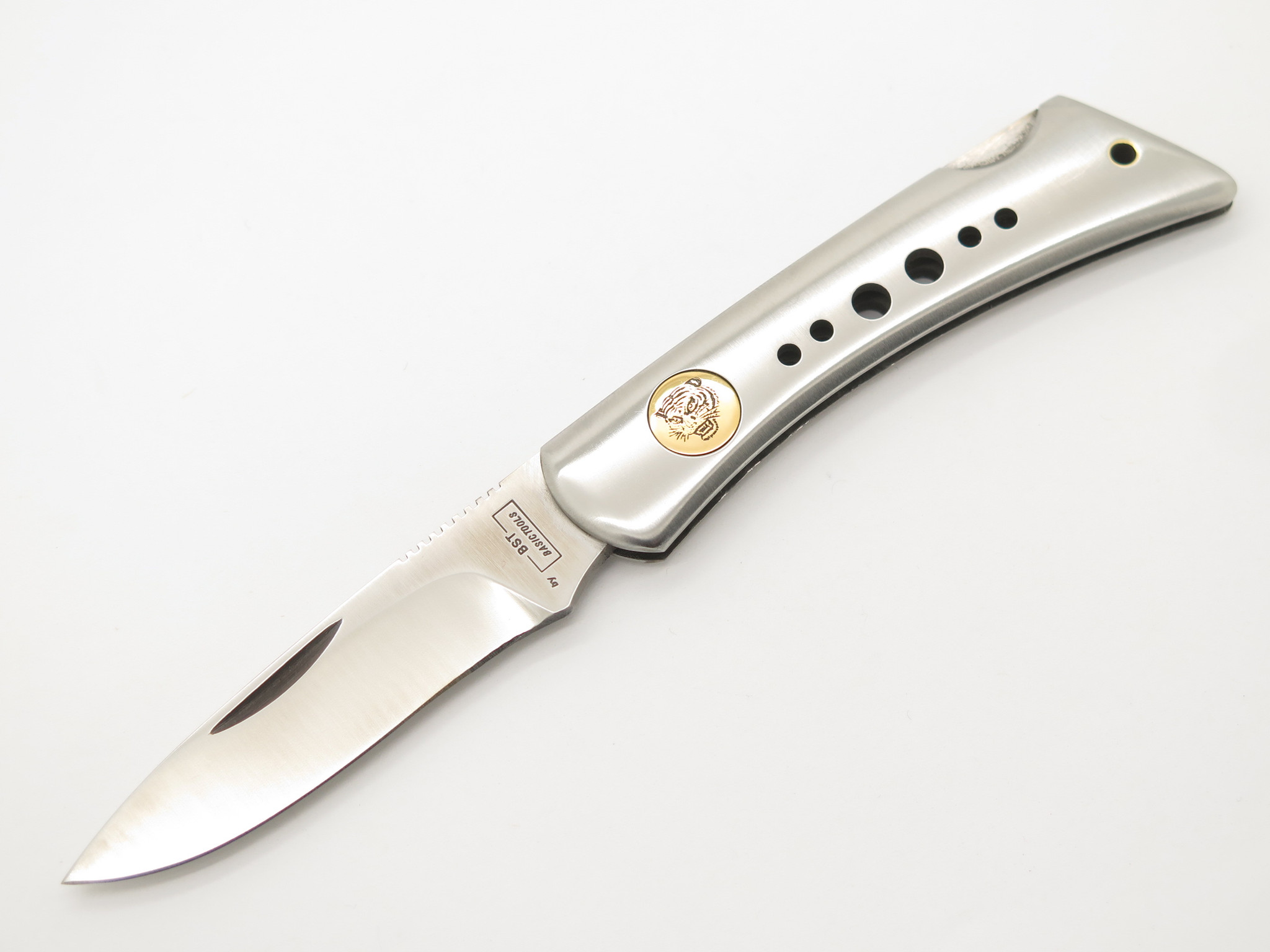 Vintage BST Tiger Nakamura Seki Japan Stainless Lockback Folding