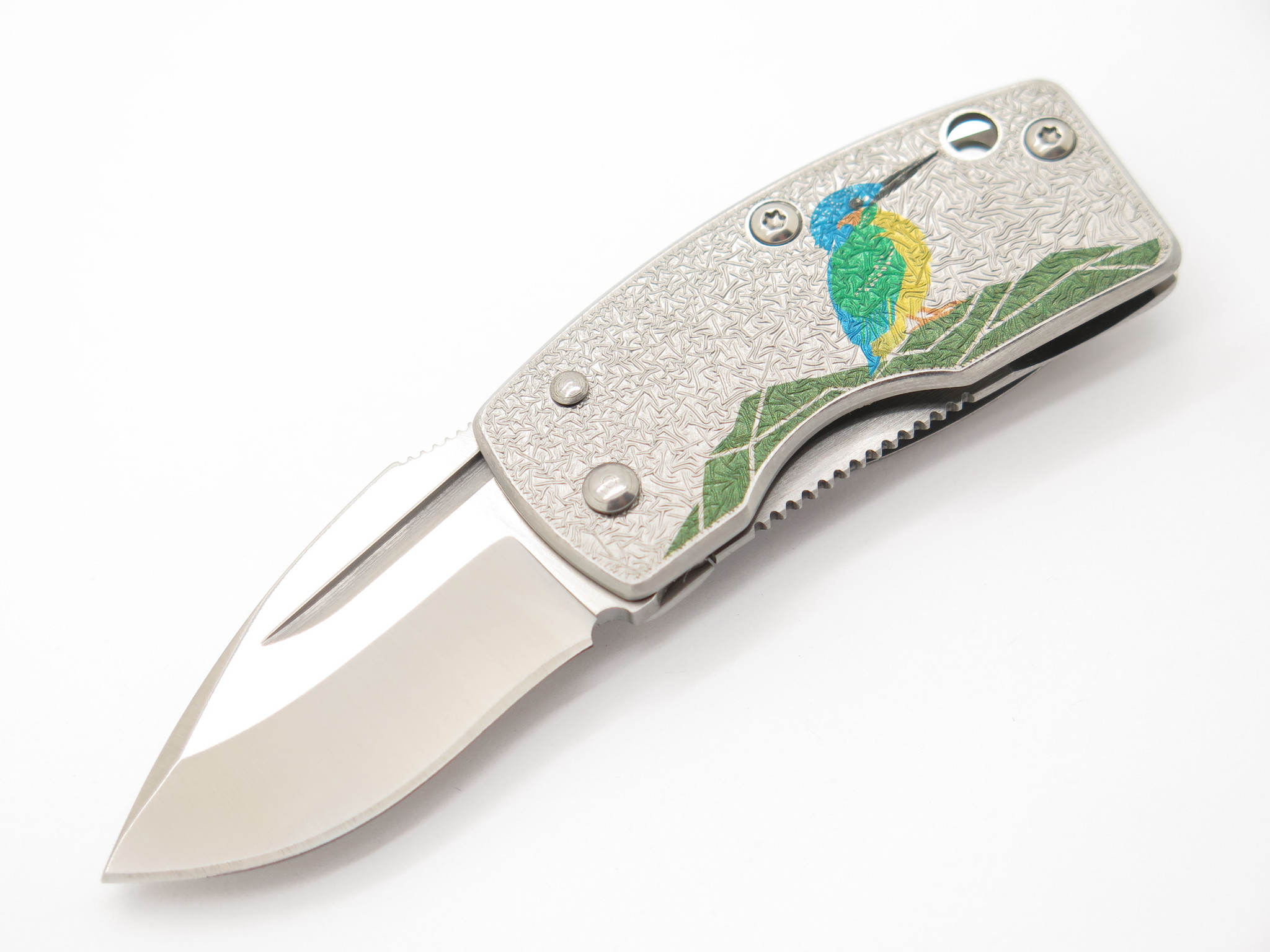 G. Sakai Seki Japan Kingfisher Bird VG-10 Small Money Clip Folding
