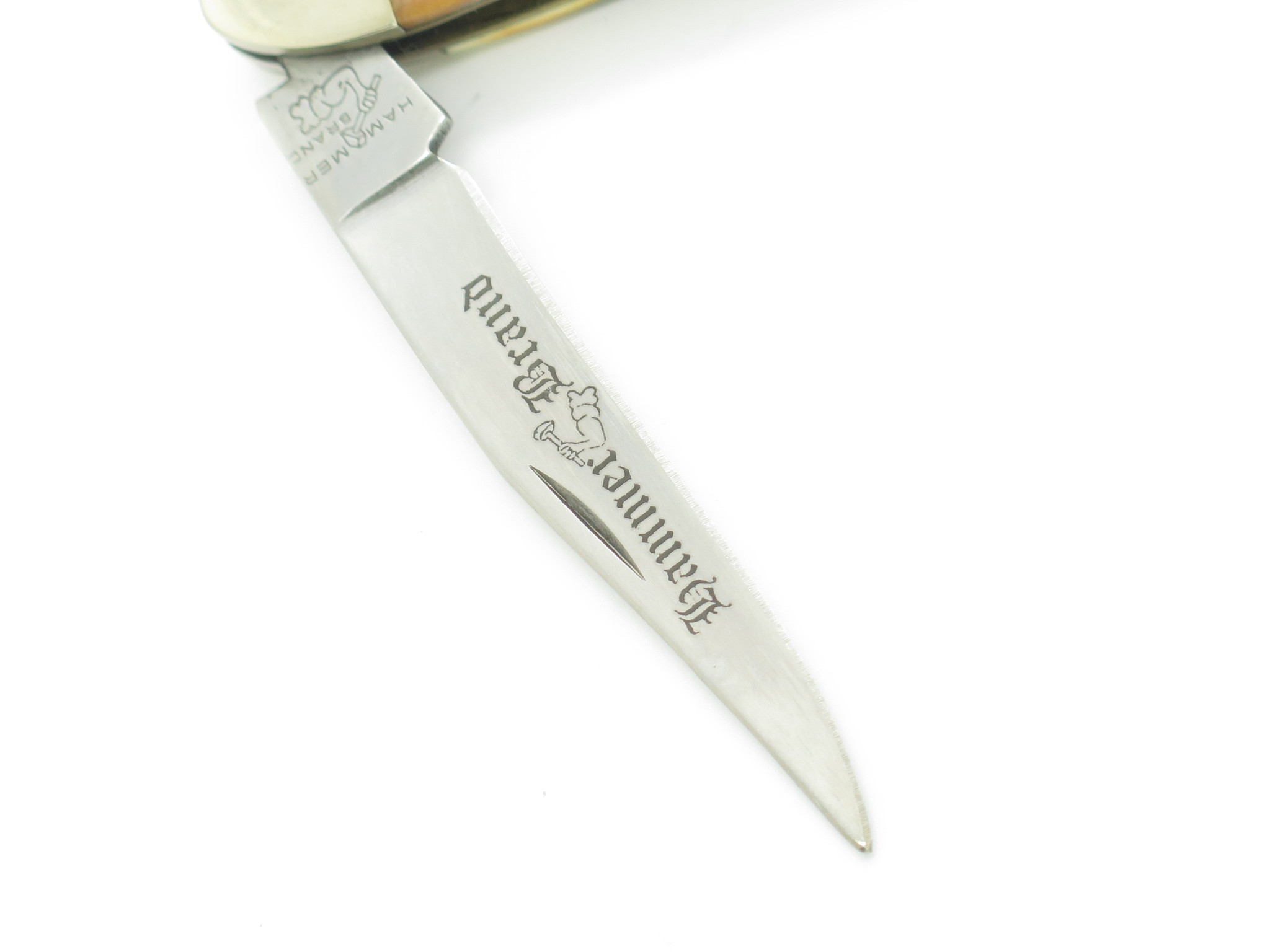 Vintage HAMMER BRAND Pocket Knife 1 Single Blade (as-is)