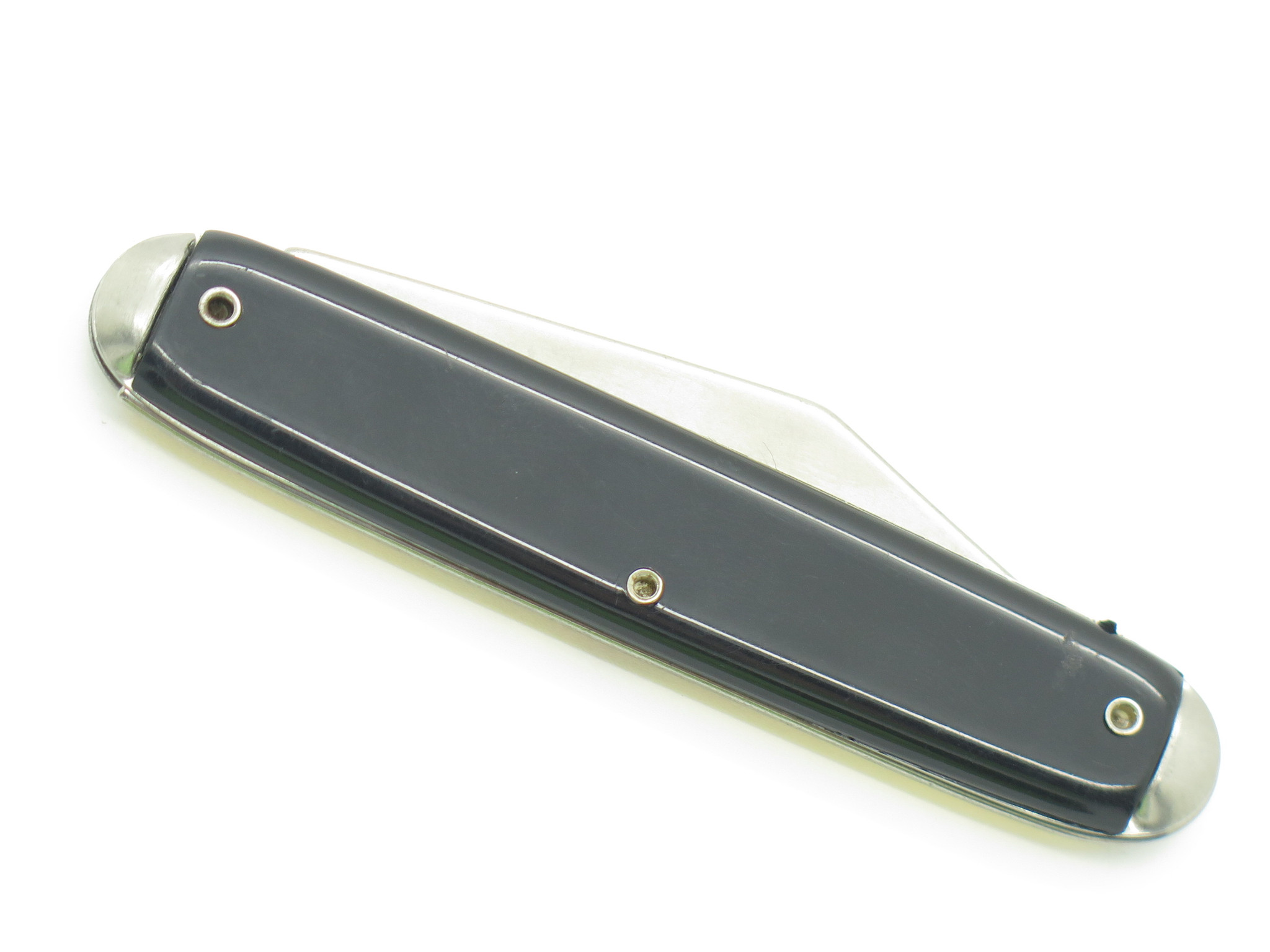 Vtg '90s Novelty Knife Co Lash Larue Black Diamond Western Folding