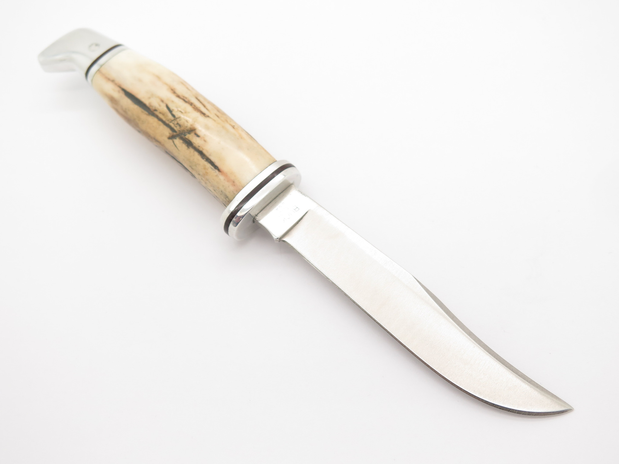 Vintage 1988 Buck 102 Woodsman Stag Fixed Blade Hunting