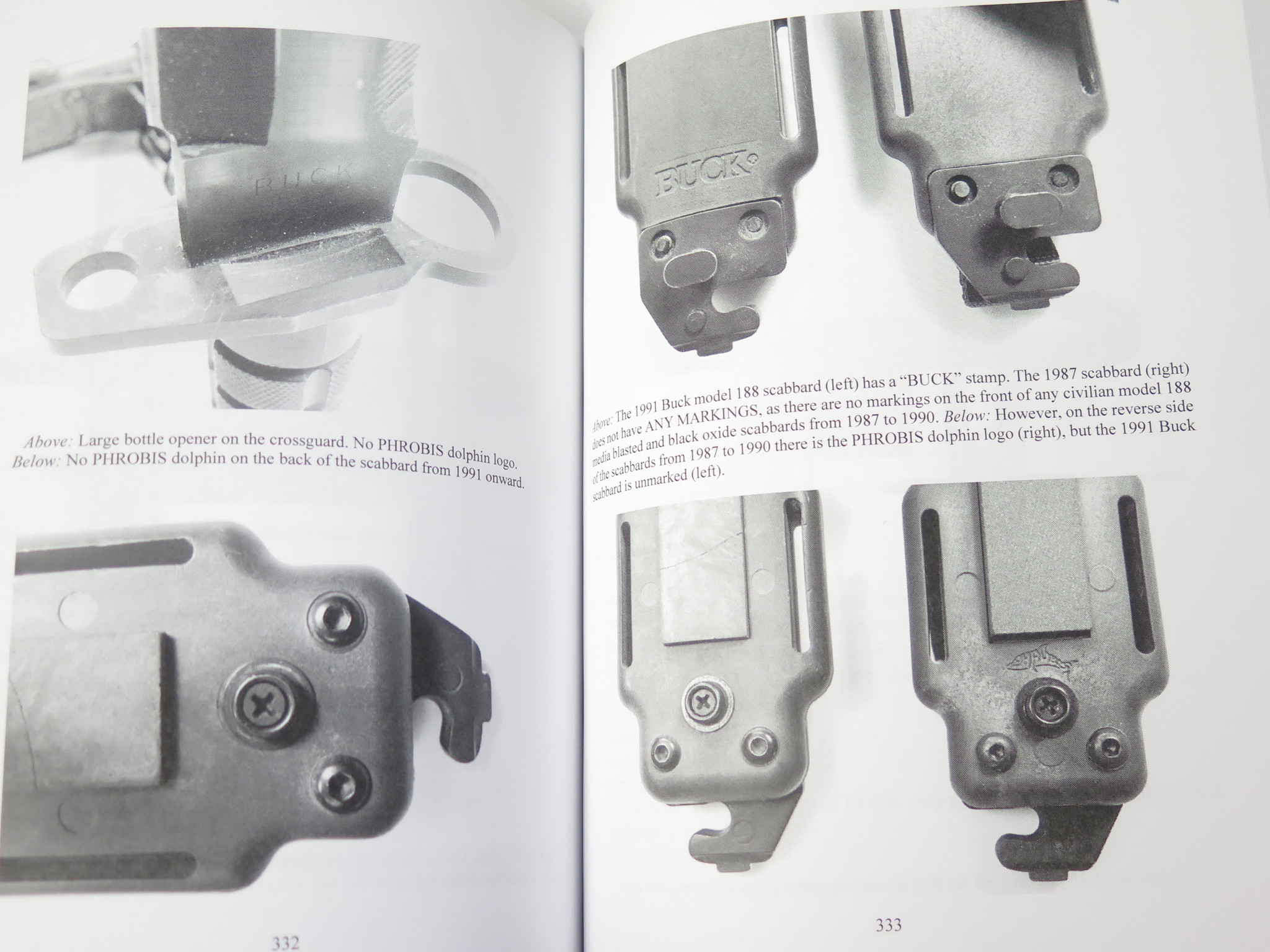 Proto Softcover Buck 188 Knife Phrobis M9 Bayonet History Book by