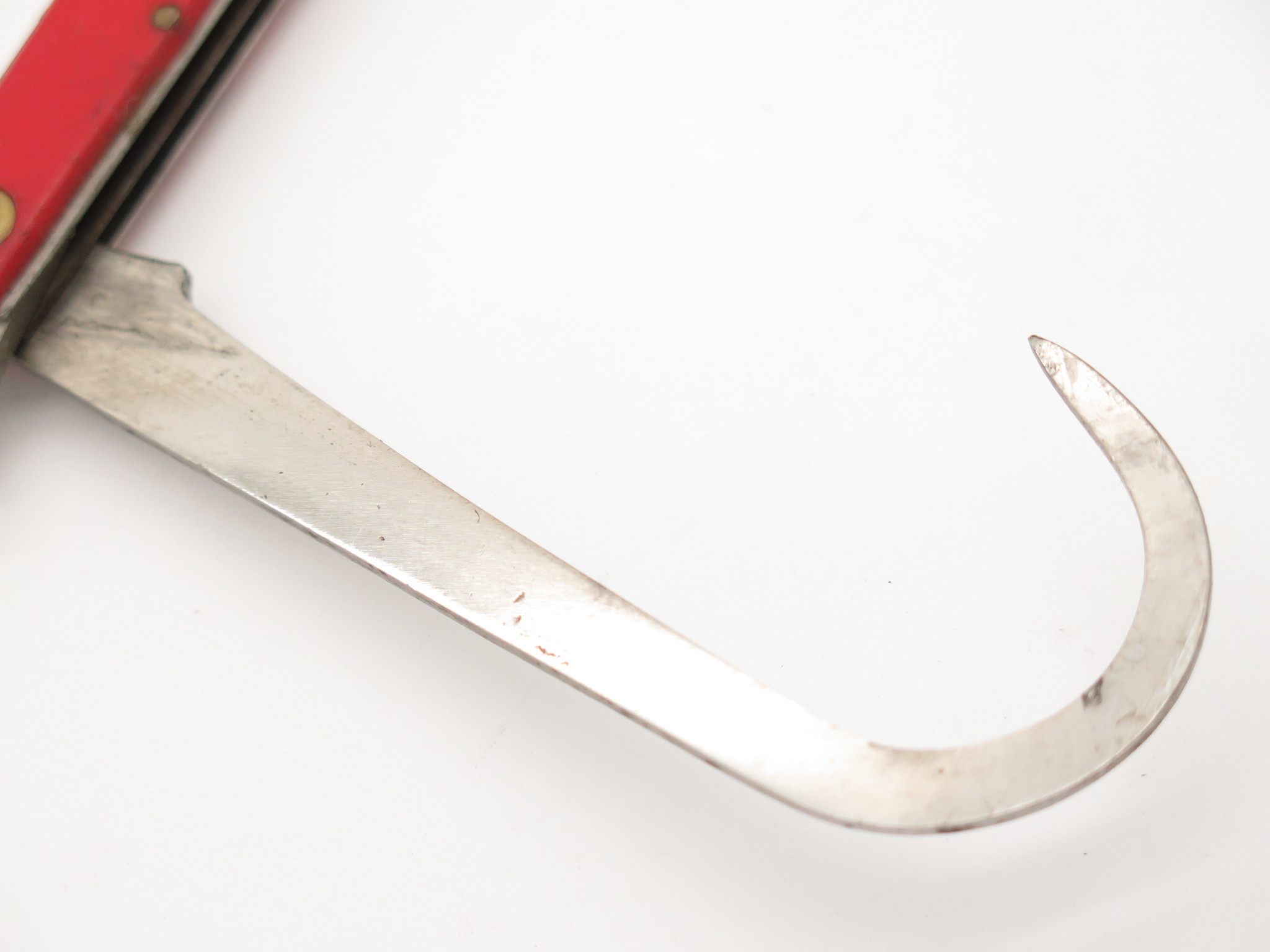 Vintage 1950s Seki Japan Folding Fishing Knife 2 Blade Gaff Hook