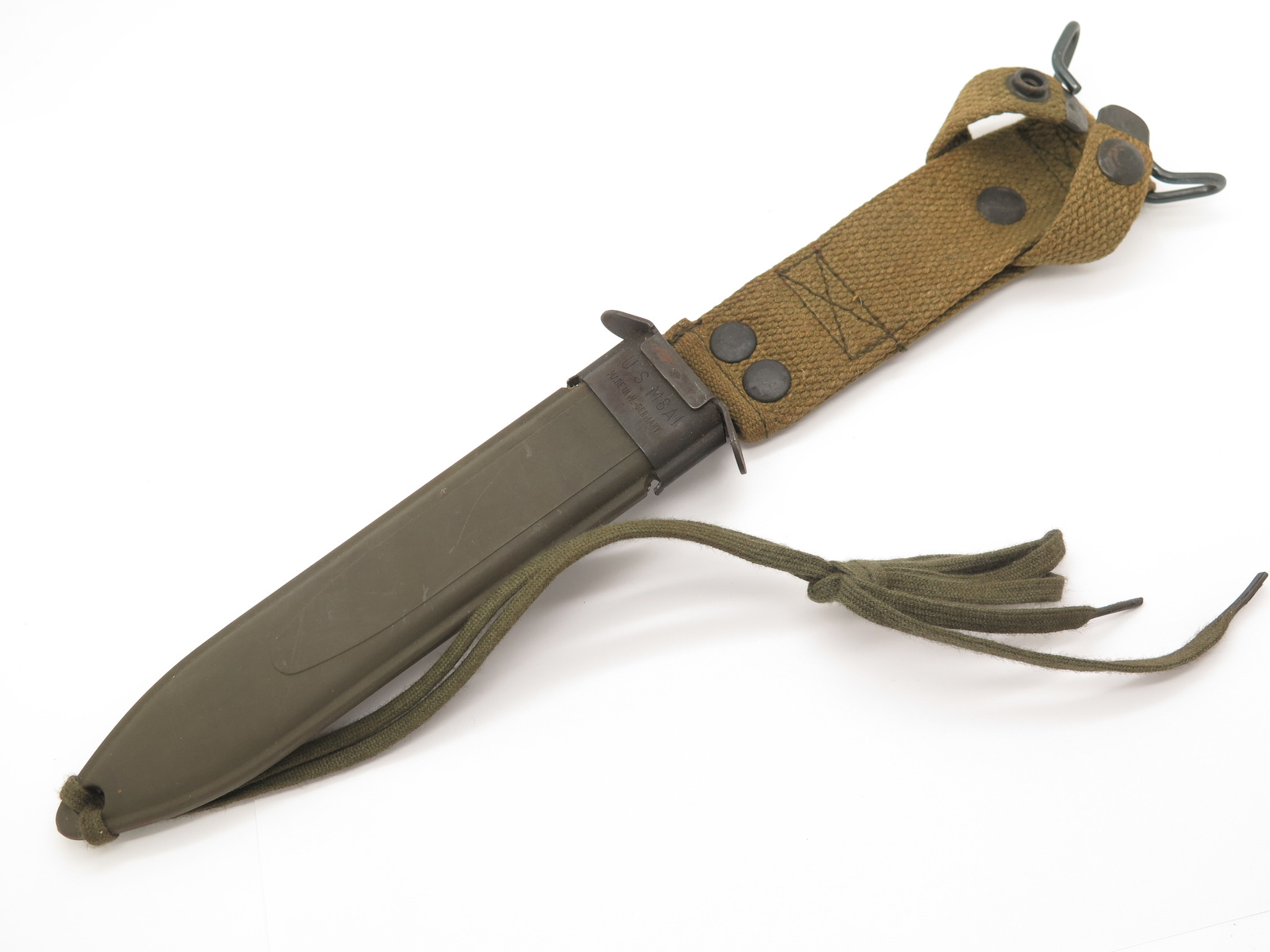 【米軍実物】ナム戦 M8A1 銃剣鞘 WD製 BAYONET SCABBARD 米軍実物】ナム戦 M8A1 銃剣鞘 WD製 BAYONET SCABBARD U.S. M8AI PWH