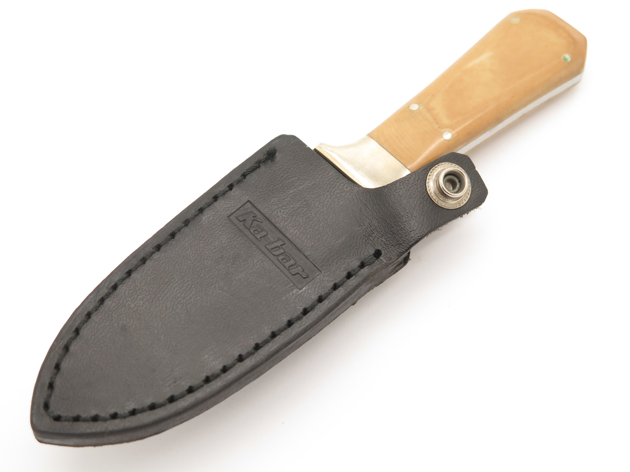 Vtg Khyber Ka-bar 2751 Seki Japan Micarta Fixed Blade Dagger Knife