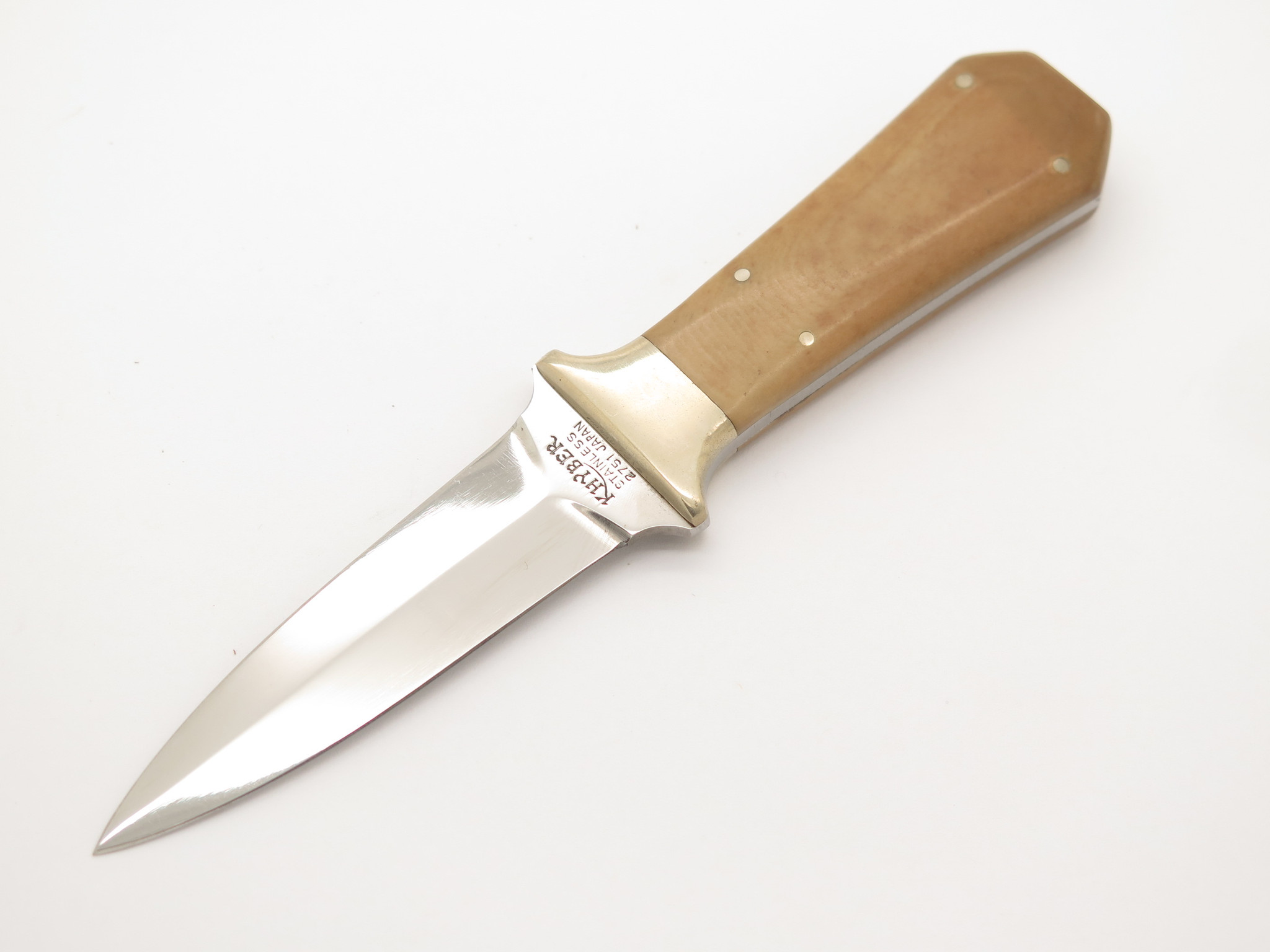 Vintage Khyber Ka-bar 2751 Seki Japan Micarta Dagger Fixed Blade