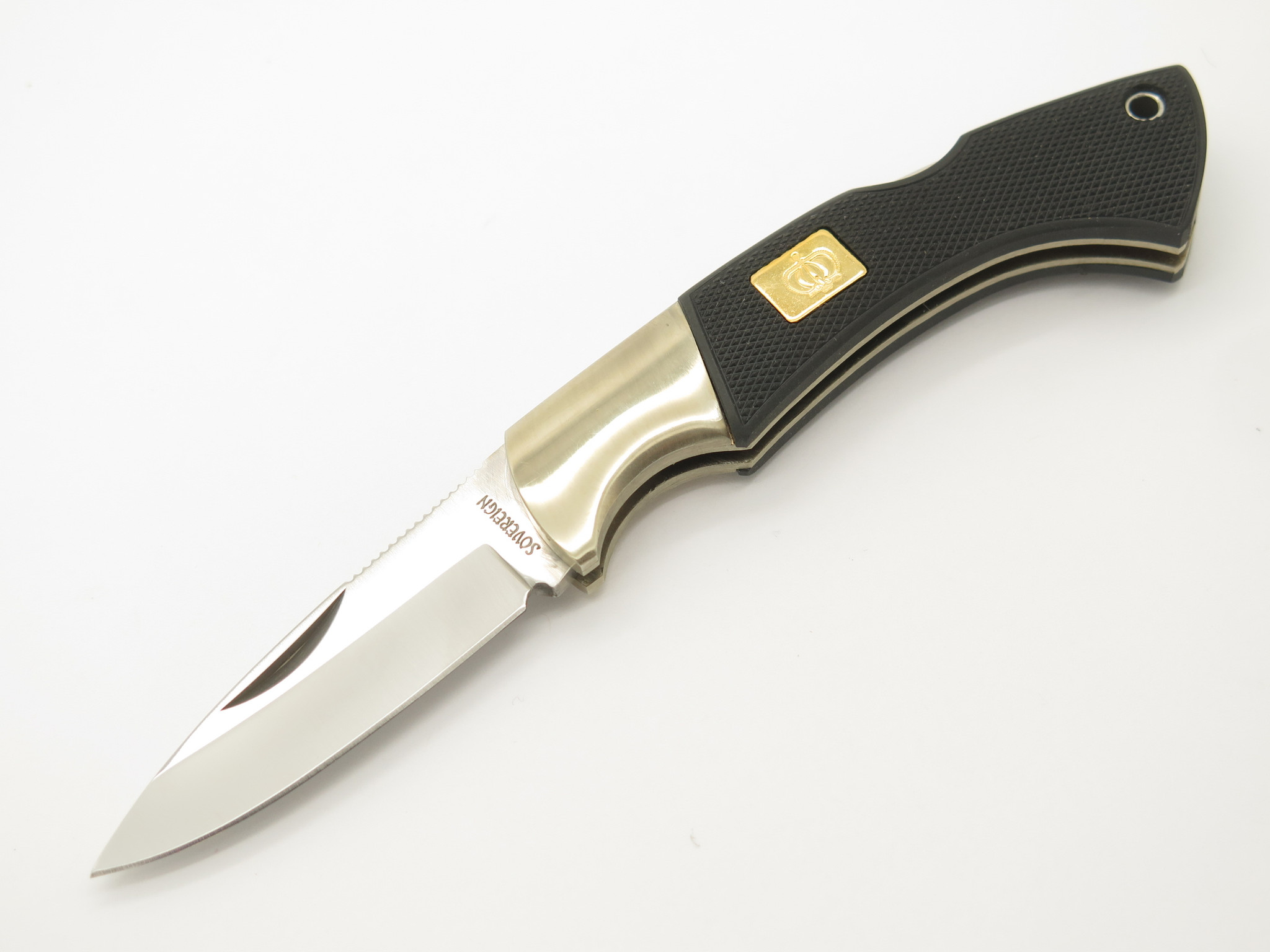 Vtg 1980s Sovereign Aristocrat Seki Japan G Sakai Folding Lockback