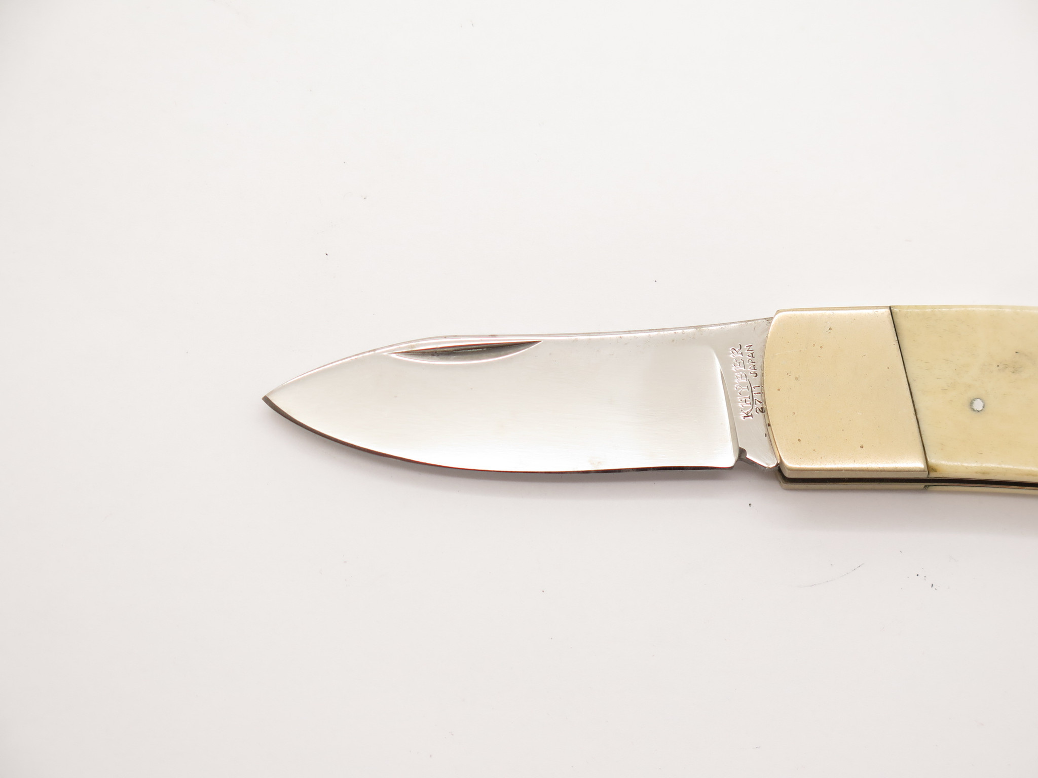 Vintage Khyber 2711 (Ka-bar) Seki Japan Bone Stainless Folding