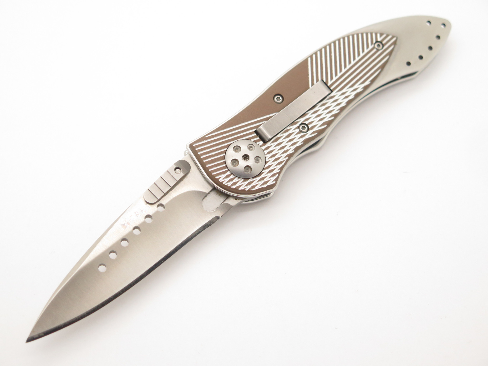 CRKT Elishewitz 7323 E-Lock Bronze 3.875