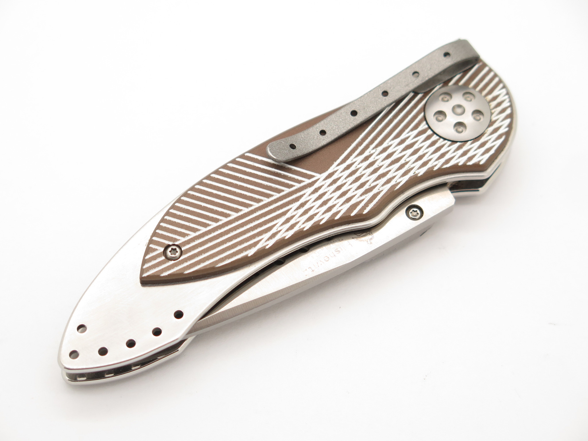 CRKT Elishewitz 7323 E-Lock Bronze 3.875