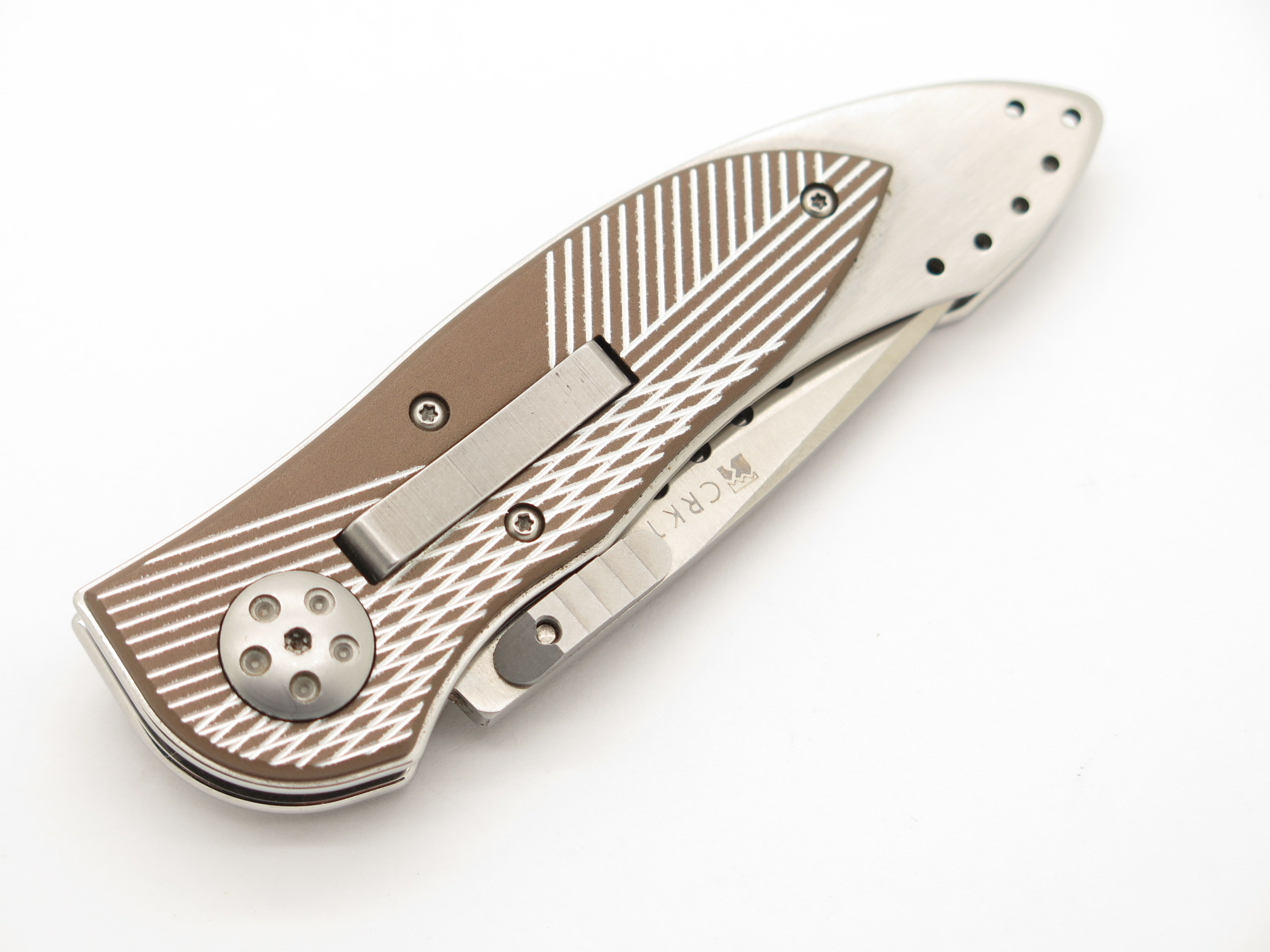 CRKT Elishewitz 7323 E-Lock Bronze 3.875
